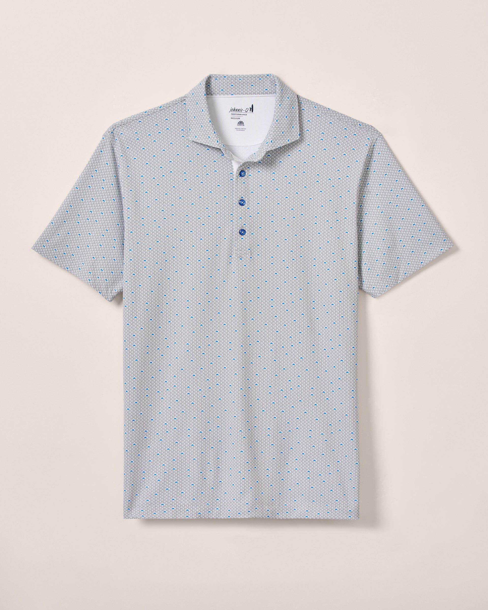 Johnnie-O Performance Mesh Polo - Poppy