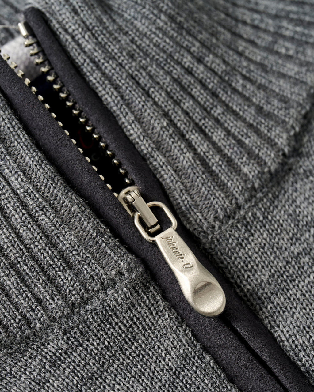 Johnnie-O Raynor Merino 1/4 Zip Sweater, Charcoal