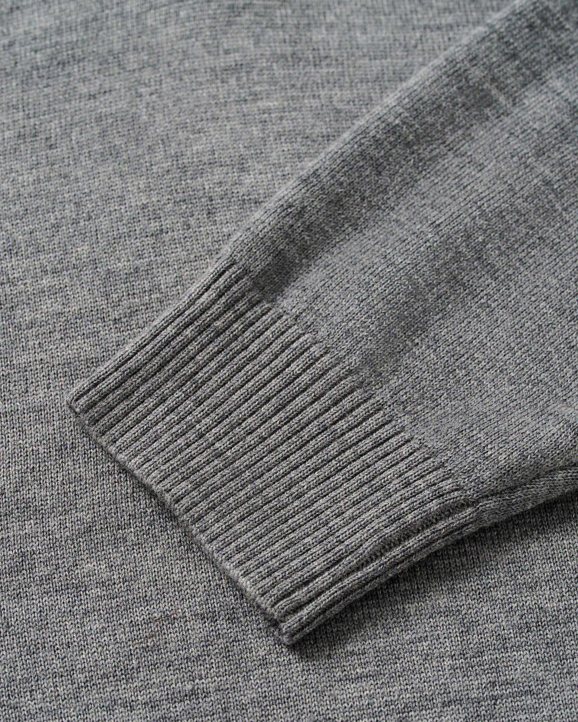 Johnnie-O Raynor Merino 1/4 Zip Sweater, Charcoal