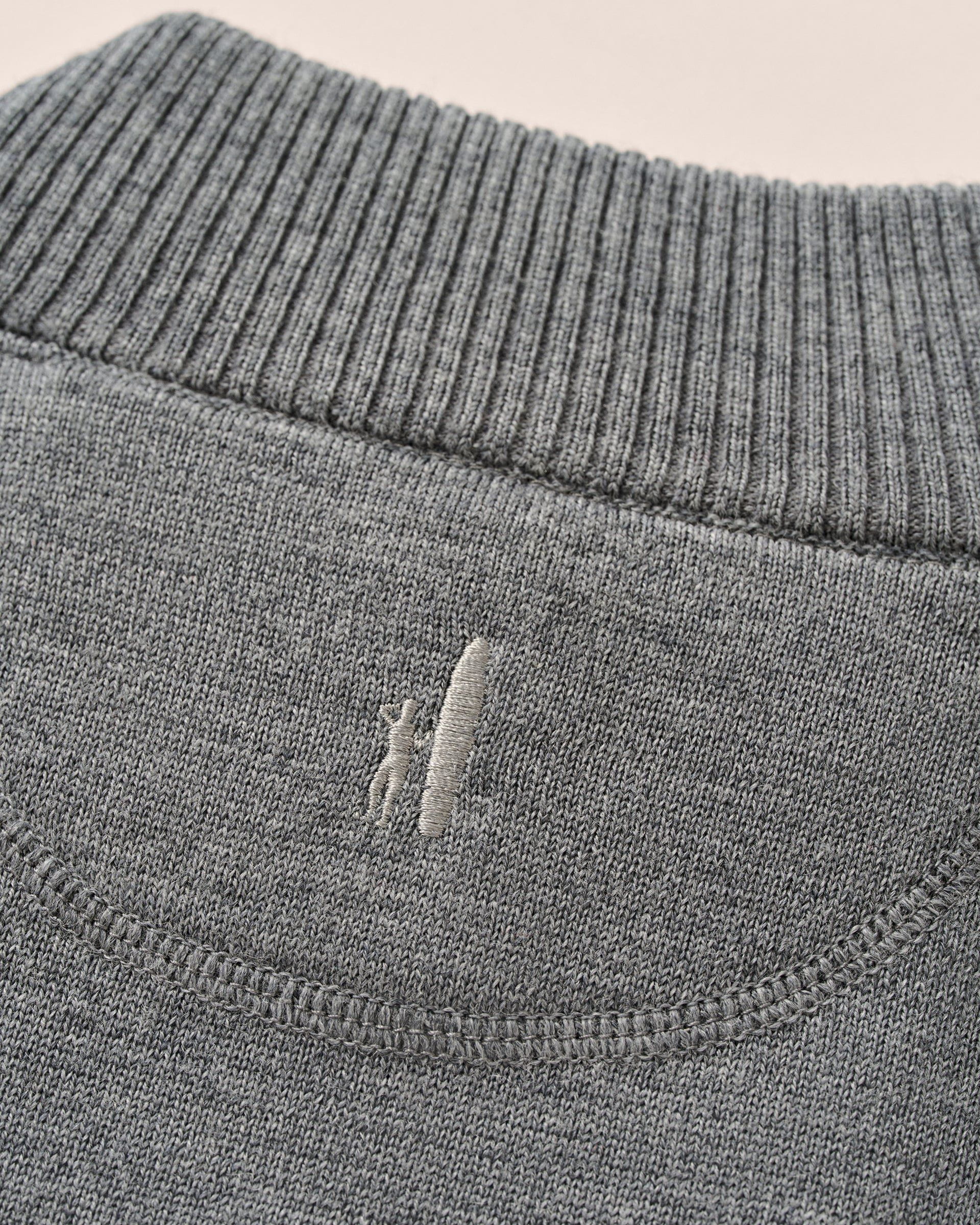 Johnnie-O Raynor Merino 1/4 Zip Sweater, Charcoal