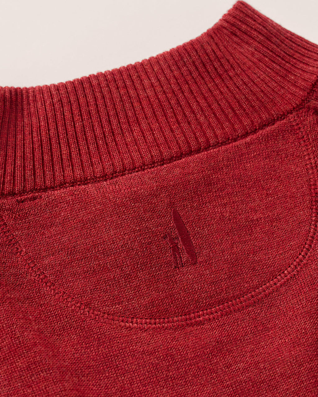 Johnnie-O Raynor Merino 1/4 Zip Sweater, Cinnamon