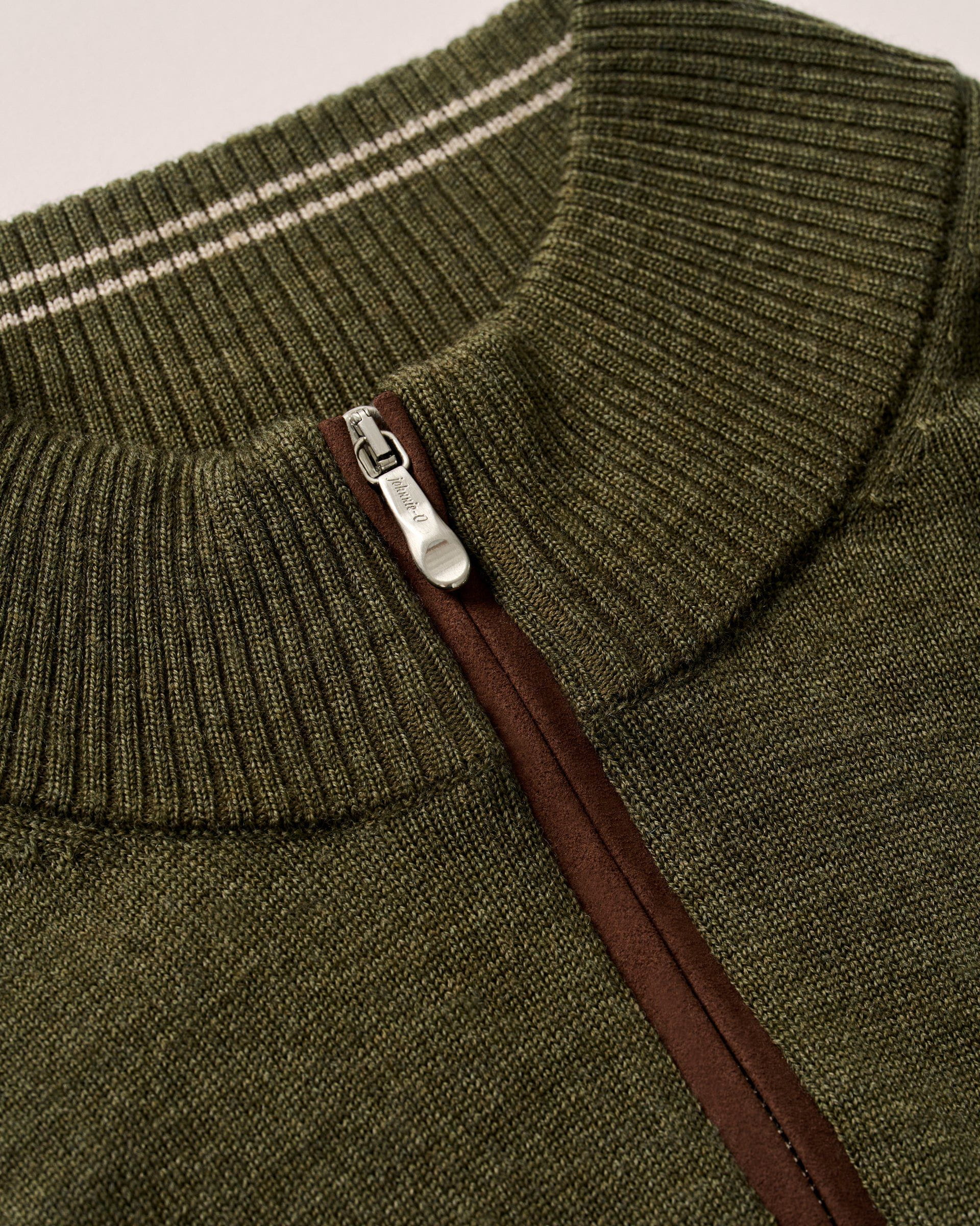 Johnnie-O Raynor Merino 1/4 Zip Sweater, Forged
