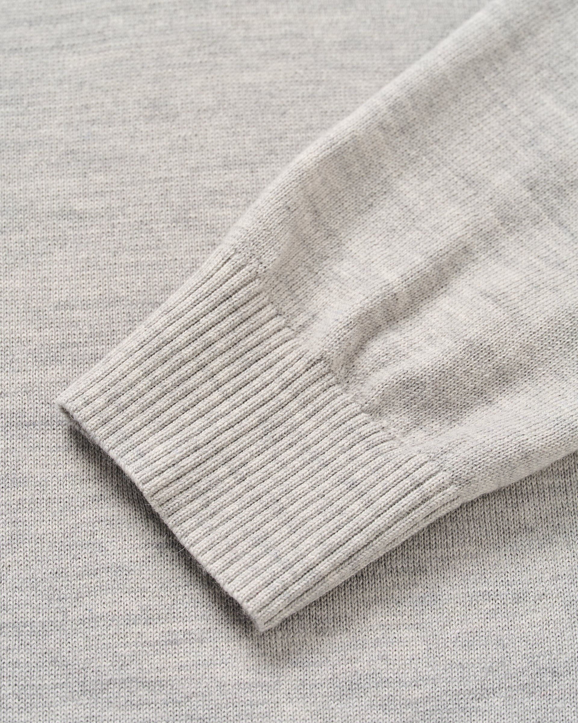 Johnnie-O Raynor Merino 1/4 Zip Sweater, Light Gray