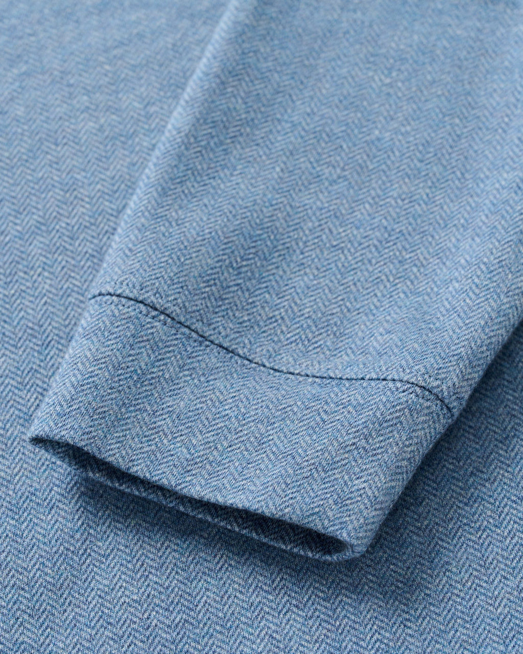 Johnnie-O Rubin Herringbone Cashmere Blend 1/4 Zip Pullover