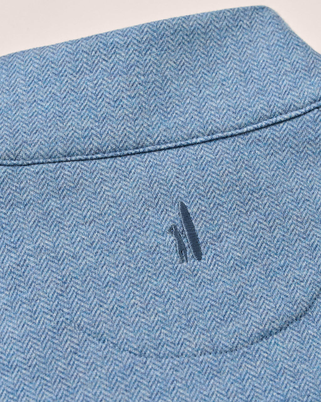 Johnnie-O Rubin Herringbone Cashmere Blend 1/4 Zip Pullover