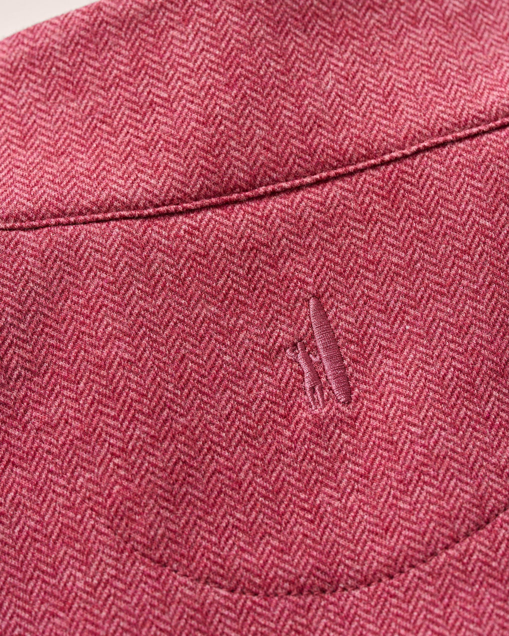 Johnnie-O Rubin Herringbone Cashmere Blend 1/4 Zip Pullover