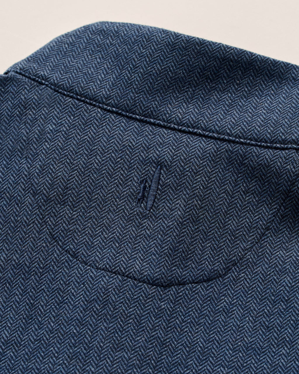 Johnnie-O Rubin Herringbone Cashmere Blend 1/4 Zip Pullover