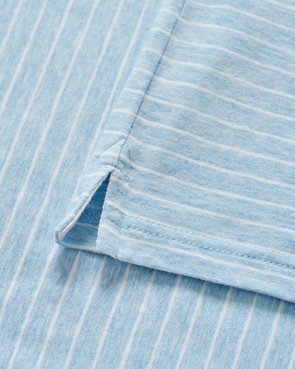 Johnnie-O Original 4-Button Polo - Ryan Stripe, Cloud Blue