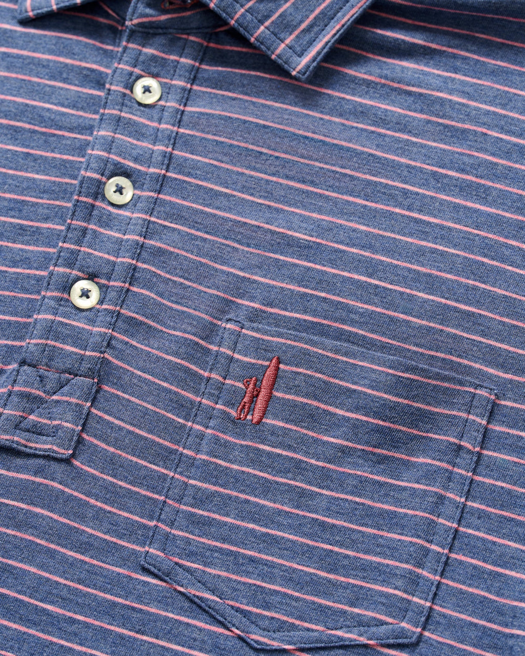 Johnnie-O Original 4-Button Polo - Ryan Stripe, Oceanside