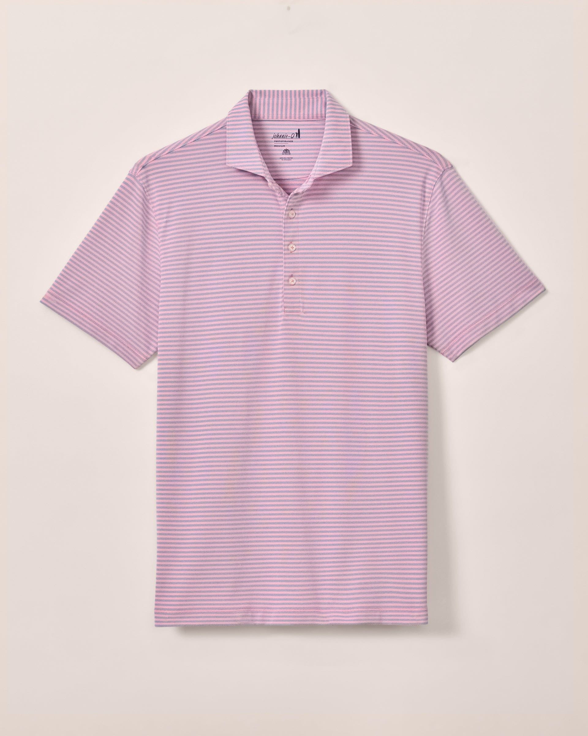 Johnnie-O Performance Mesh Polo - Stetson Stripe