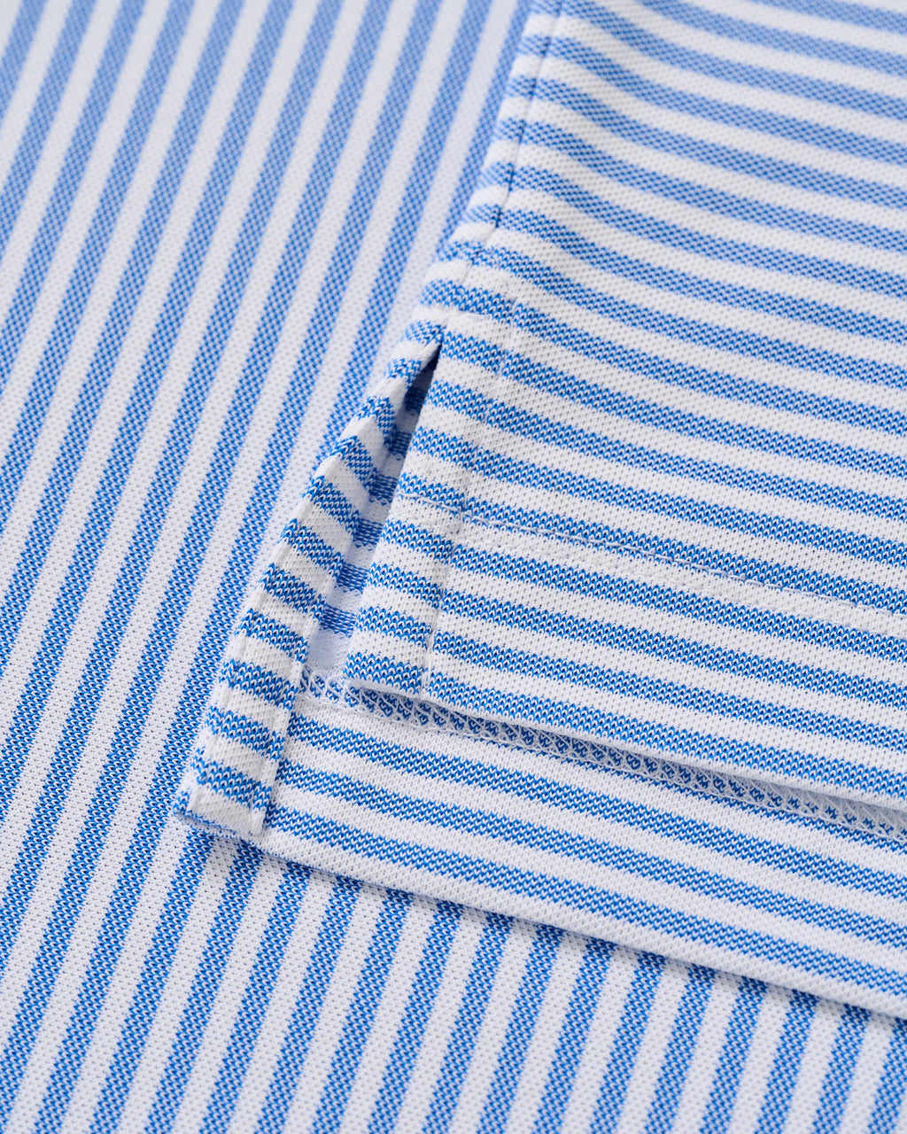 Johnnie-O Performance Mesh Polo - Stetson Stripe, Palisades Blue