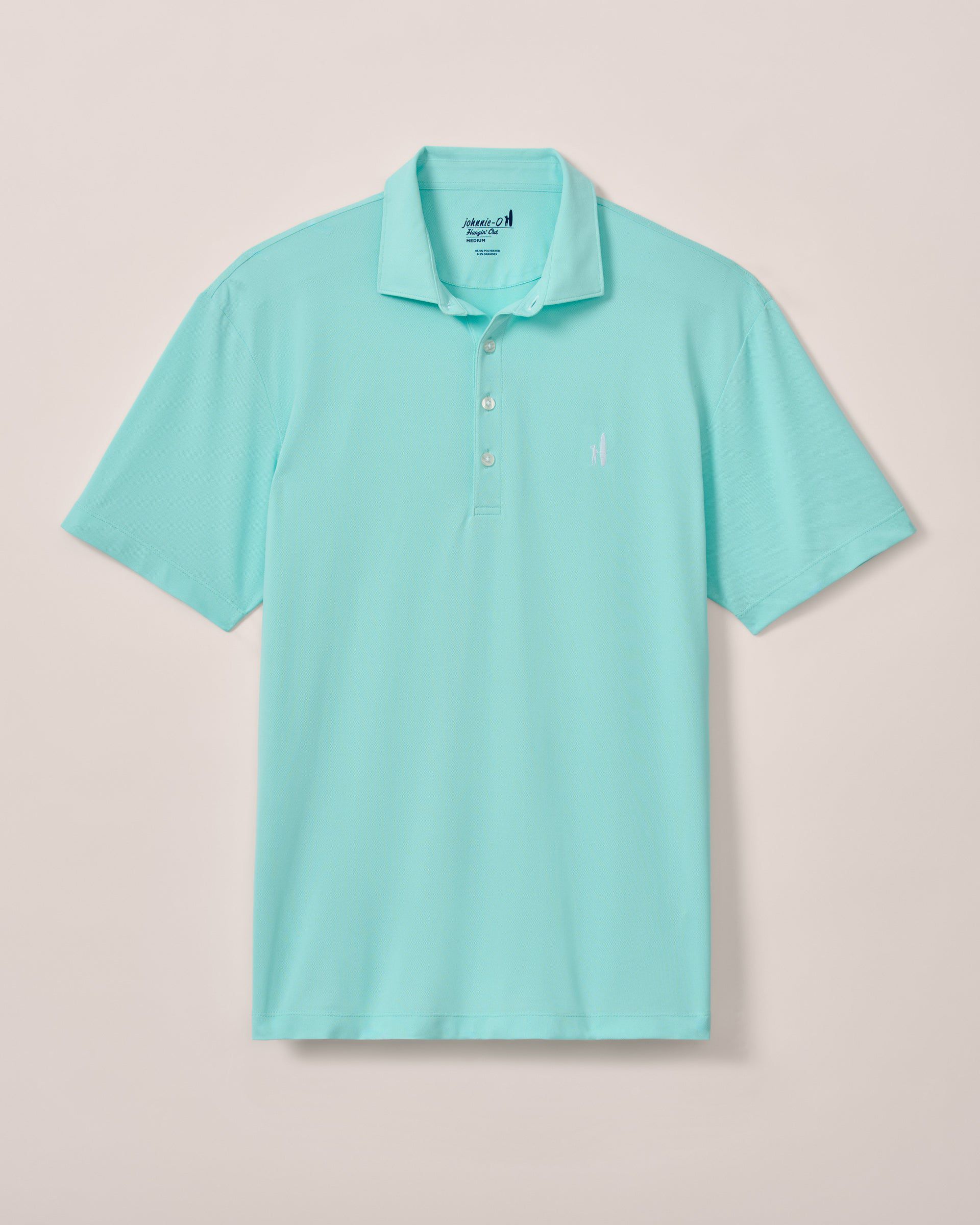 Johnnie-O Performance Mesh Polo - Stevie Solid, Sardinia