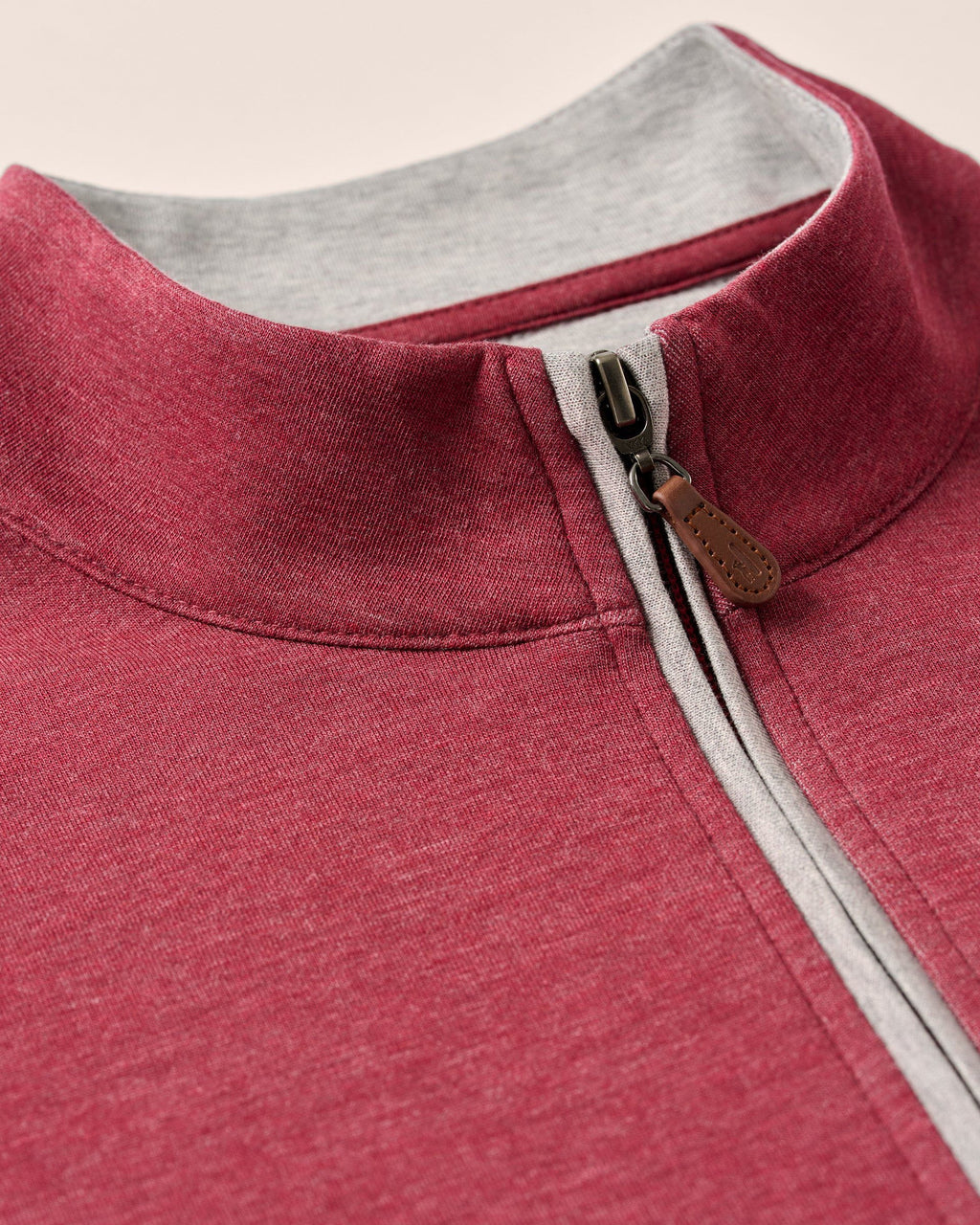 Johnnie-O Big & Tall Sully 1/4 Zip Pullover, Port