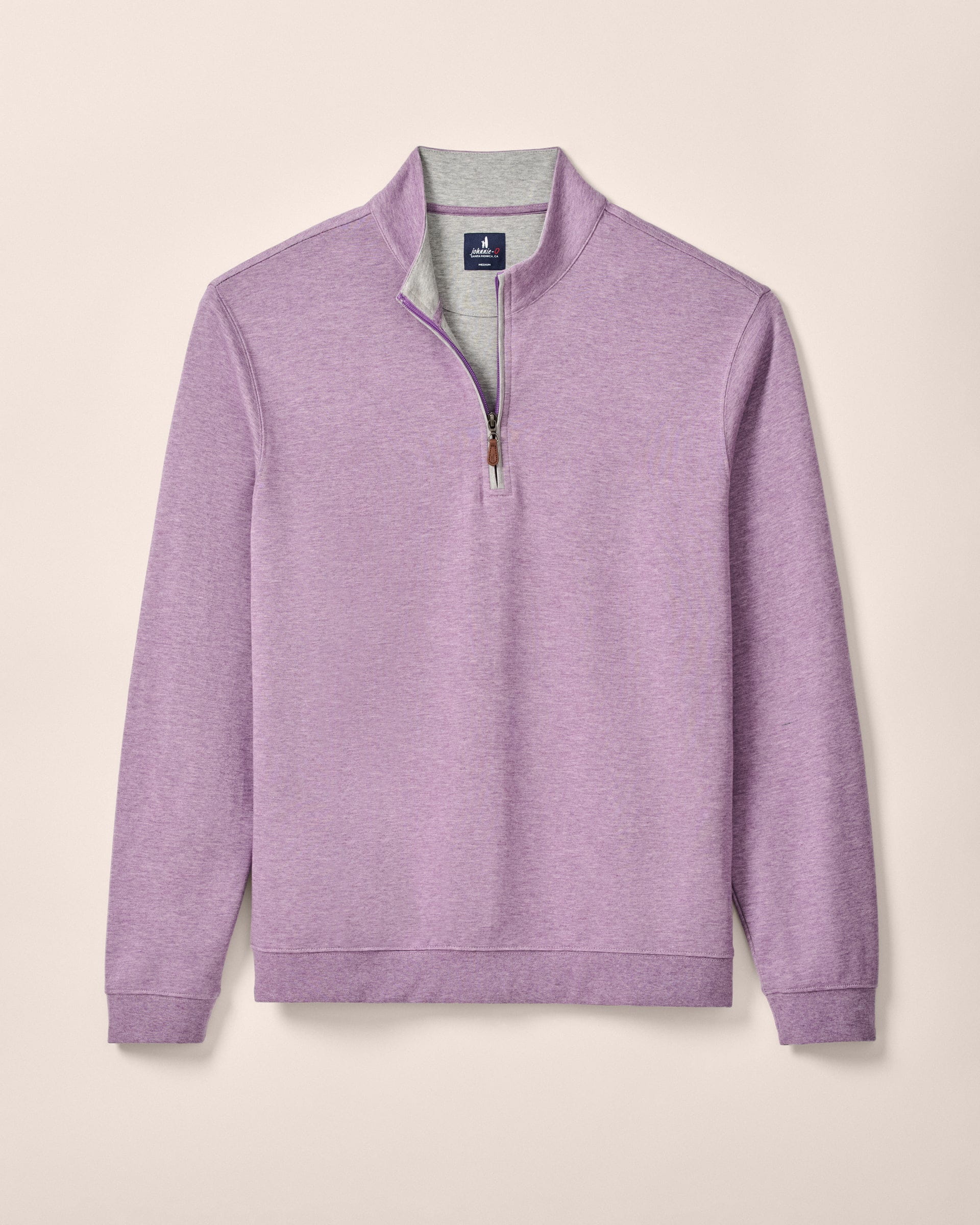 Johnnie-O Sully 1/4 Zip Pullover, Thistle
