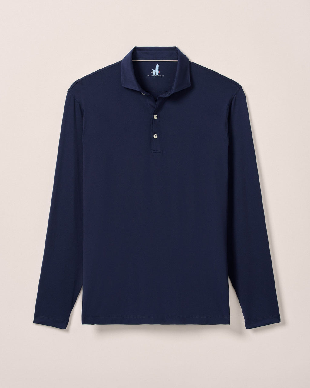 Johnnie-O Performance Featherweight Long Sleeve Polo, Navy