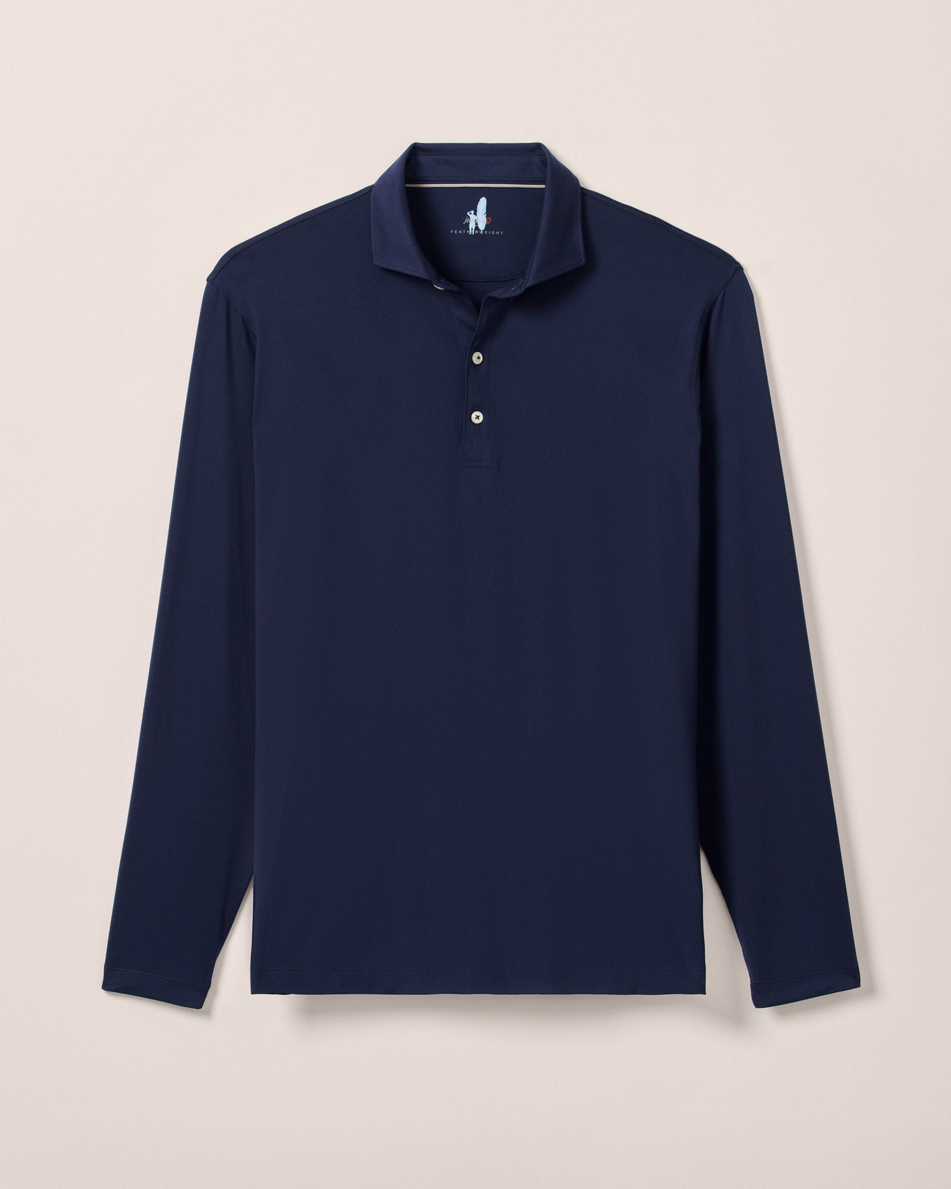 Johnnie-O Performance Featherweight Long Sleeve Polo, Navy