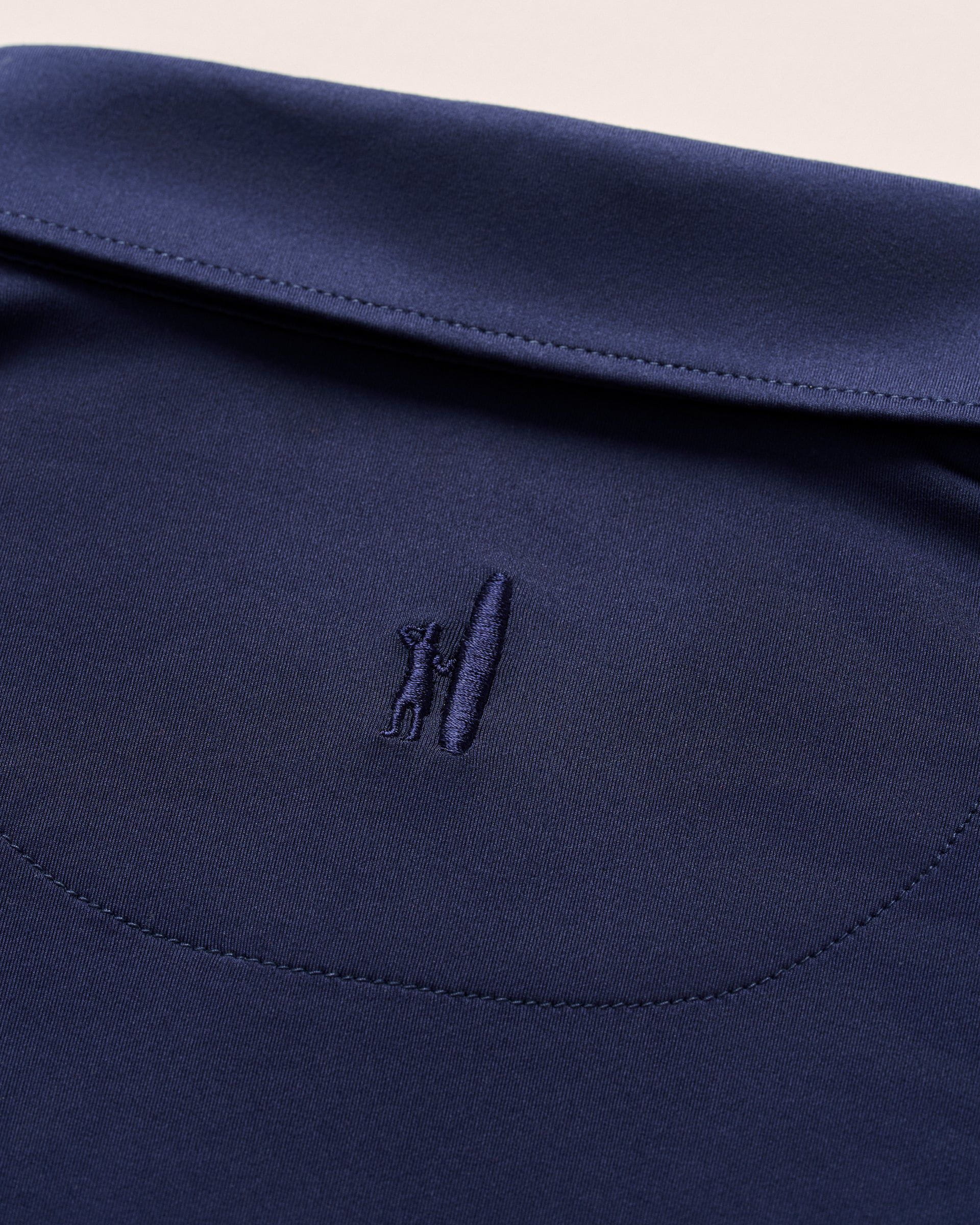 Johnnie-O Performance Featherweight Long Sleeve Polo, Navy