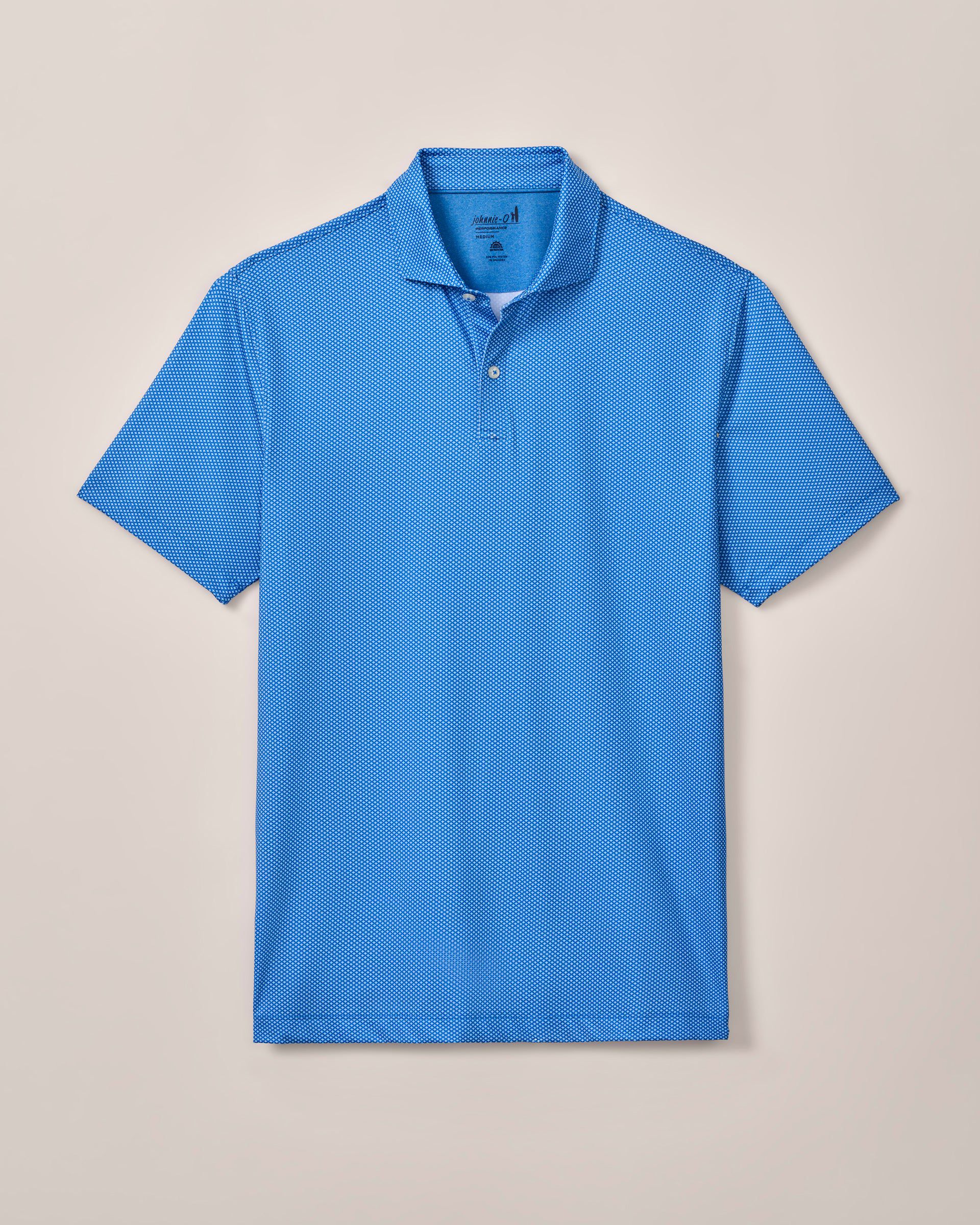 Johnnie-O Performance Jersey Polo - Teo, Palisades Blue
