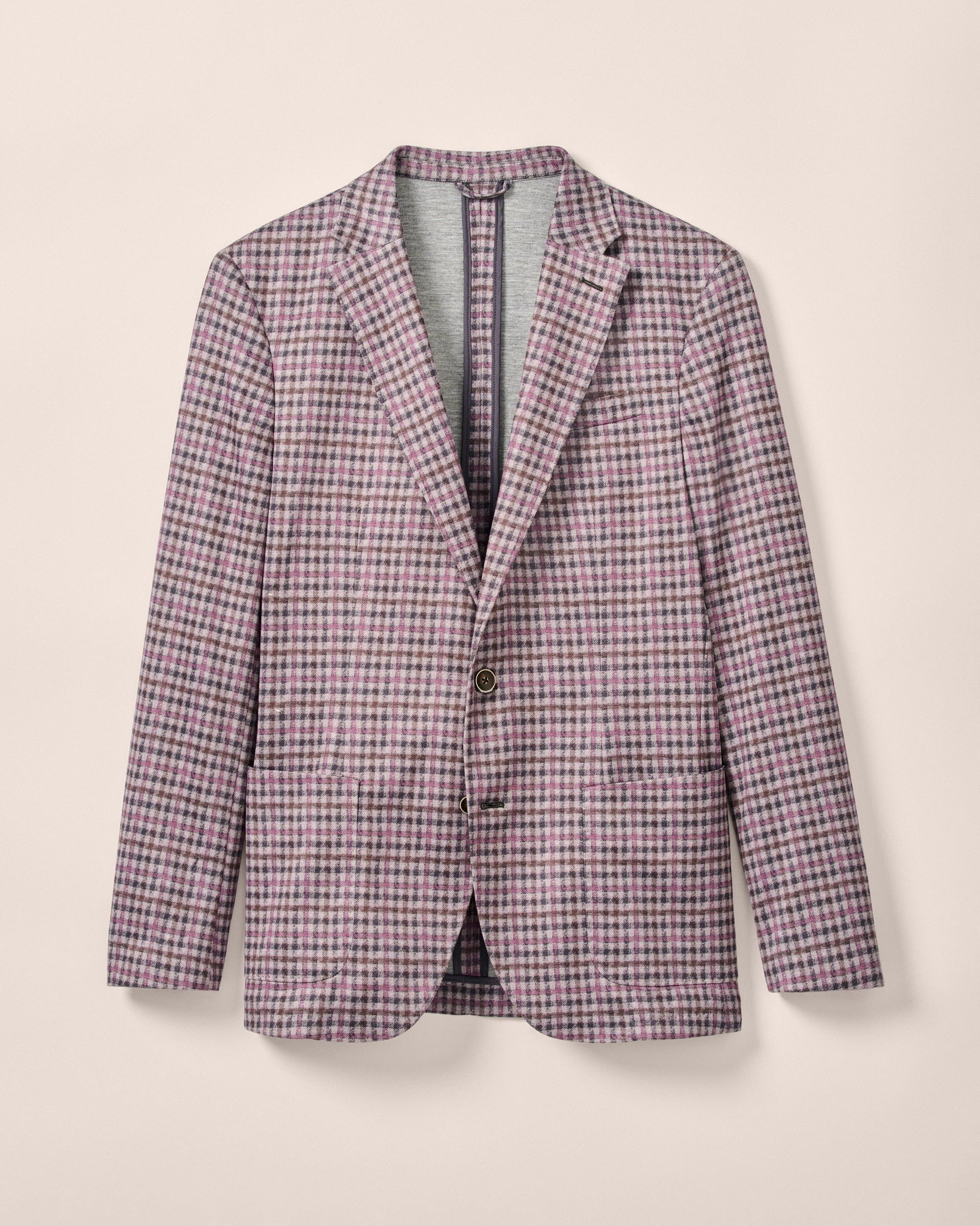 Johnnie-O Tepper Top Shelf Knit Sport Coat, Coffee