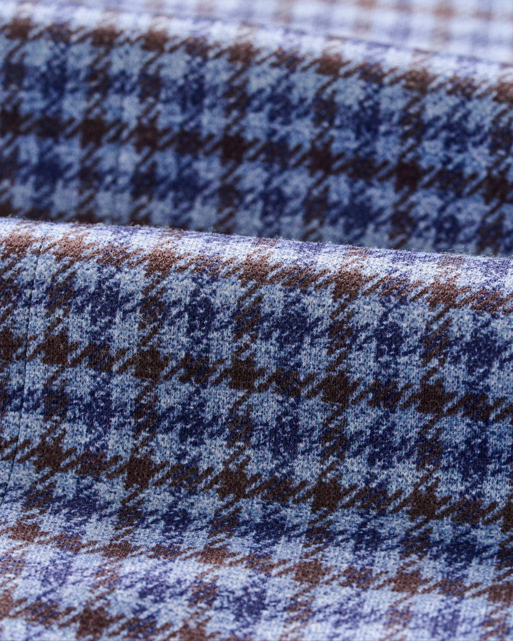 Johnnie-O Thayer Top Shelf Houndstooth Knit Sport Coat, Laguna Blue