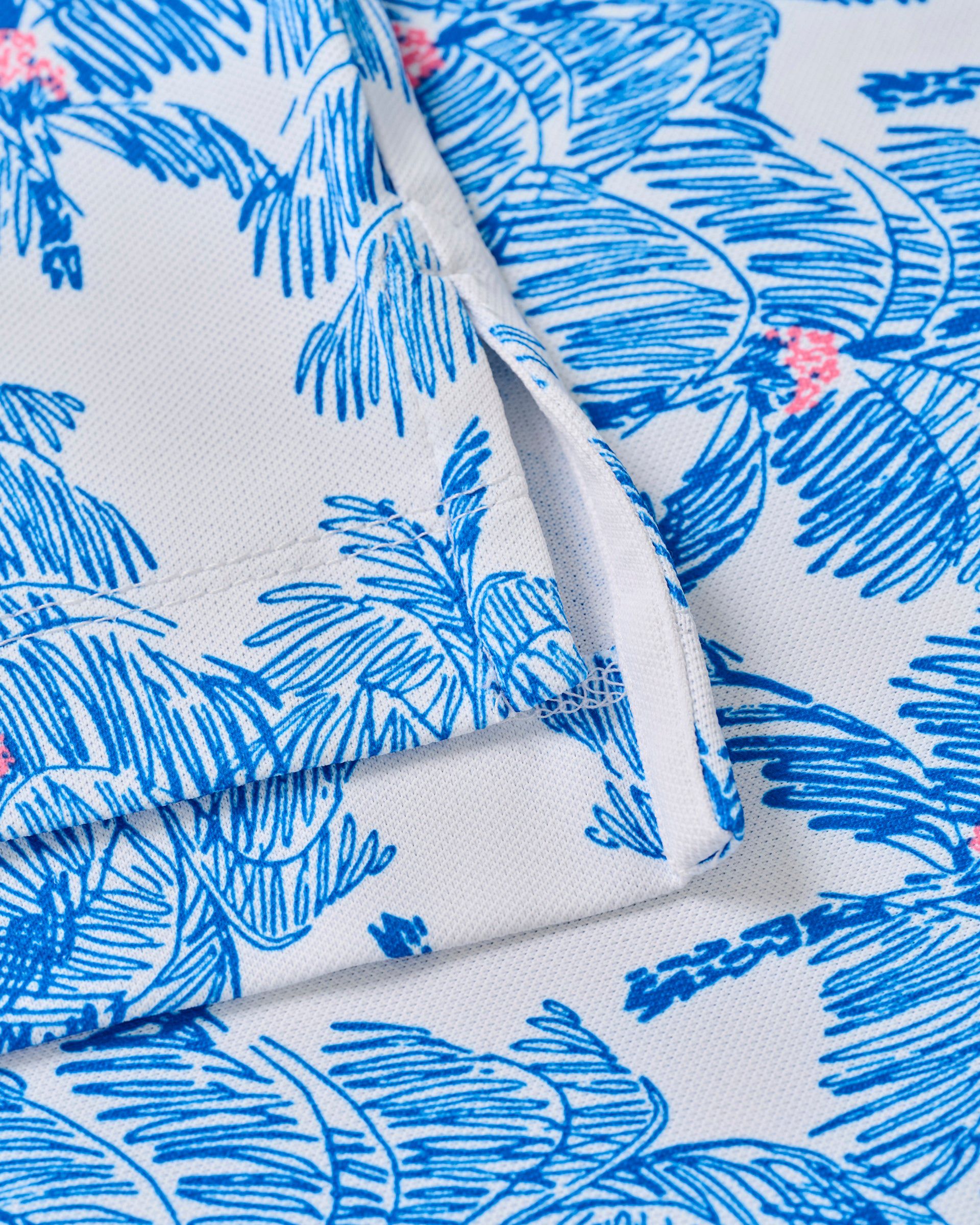 Johnnie-O Performance Mesh Polo - The Grove, Palisades Blue