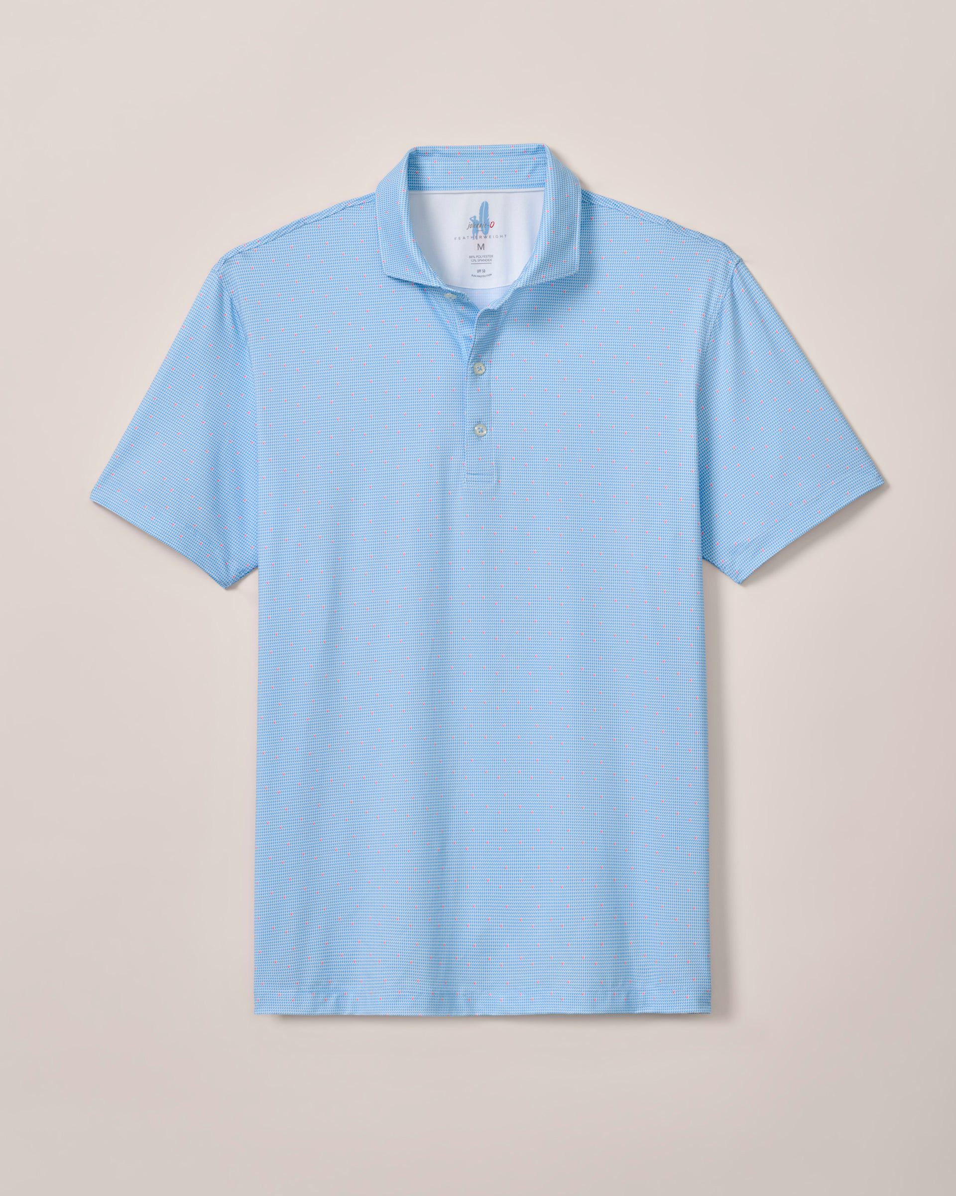 Johnnie-O Featherweight Performance Polo - Tundra, Maliblu