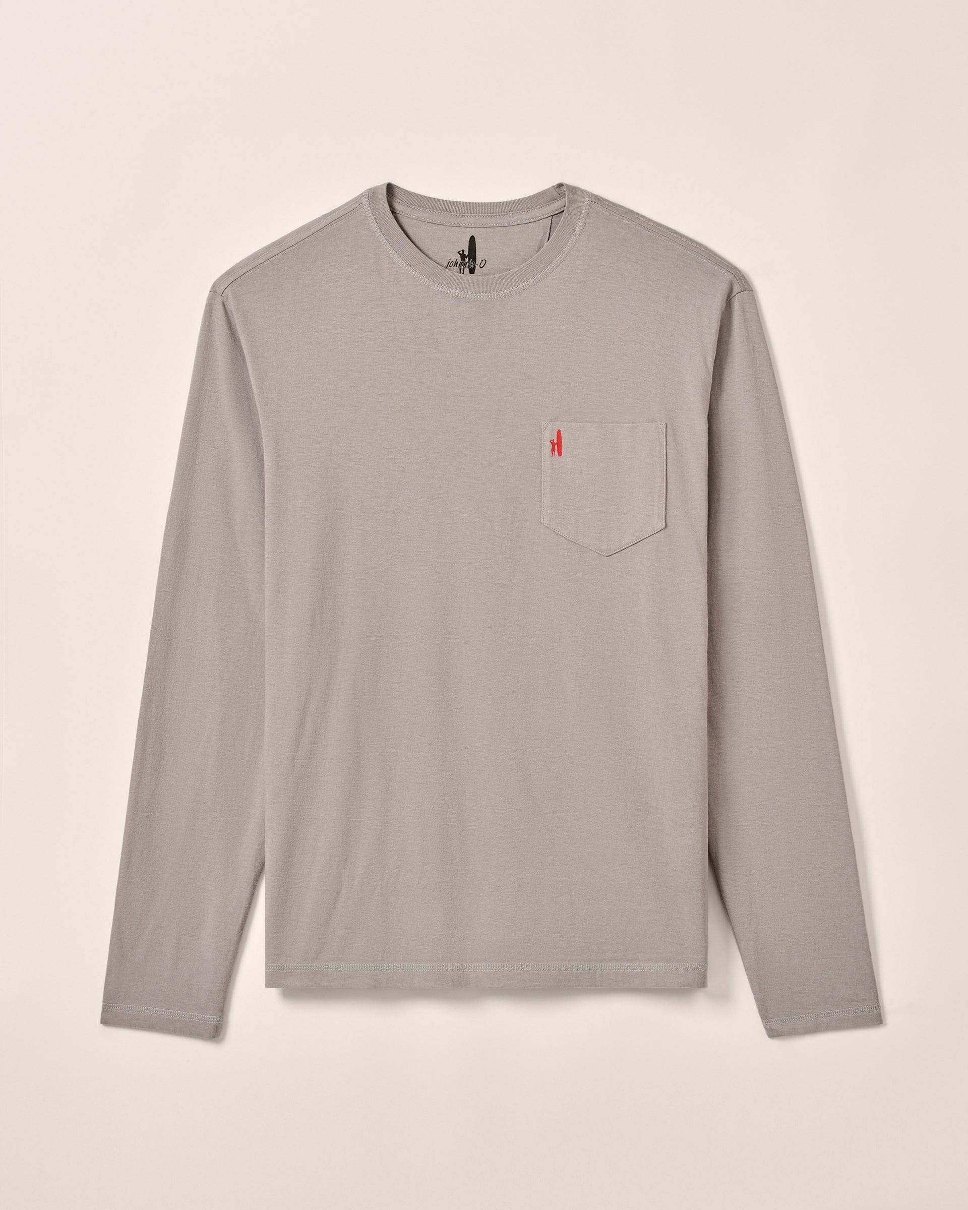 Johnnie-O US Palm Long Sleeve Pocket T-Shirt, Steel