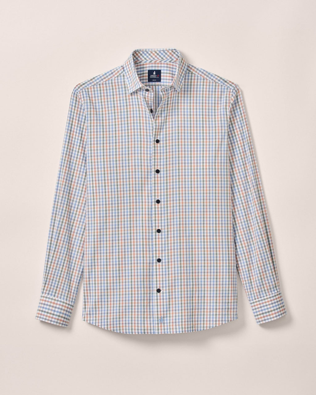 Johnnie-O Natural Performance Button Down Shirt - Vanderwall, White