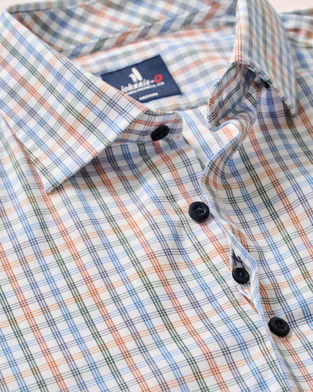 Johnnie-O Natural Performance Button Down Shirt - Vanderwall, White