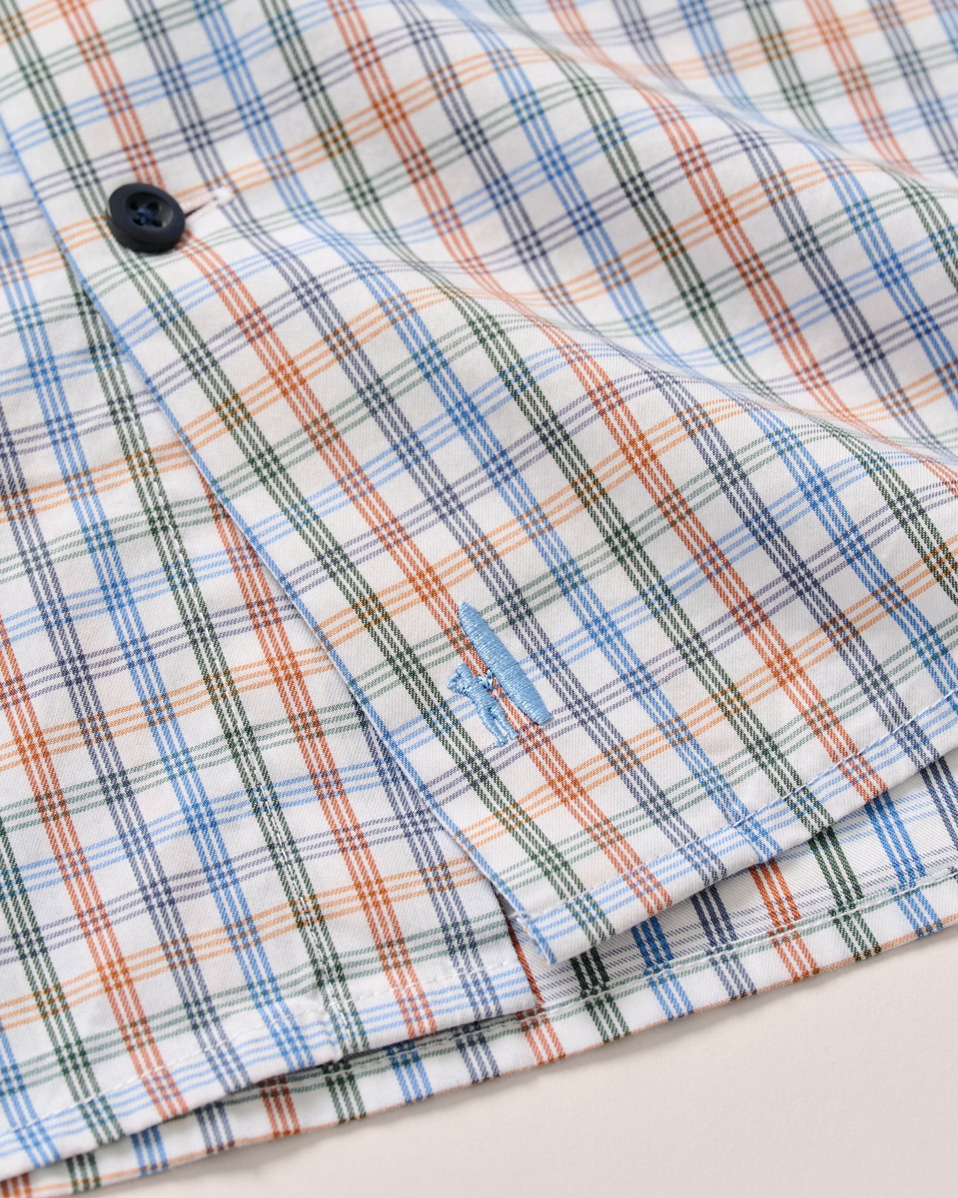 Johnnie-O Natural Performance Button Down Shirt - Vanderwall, White