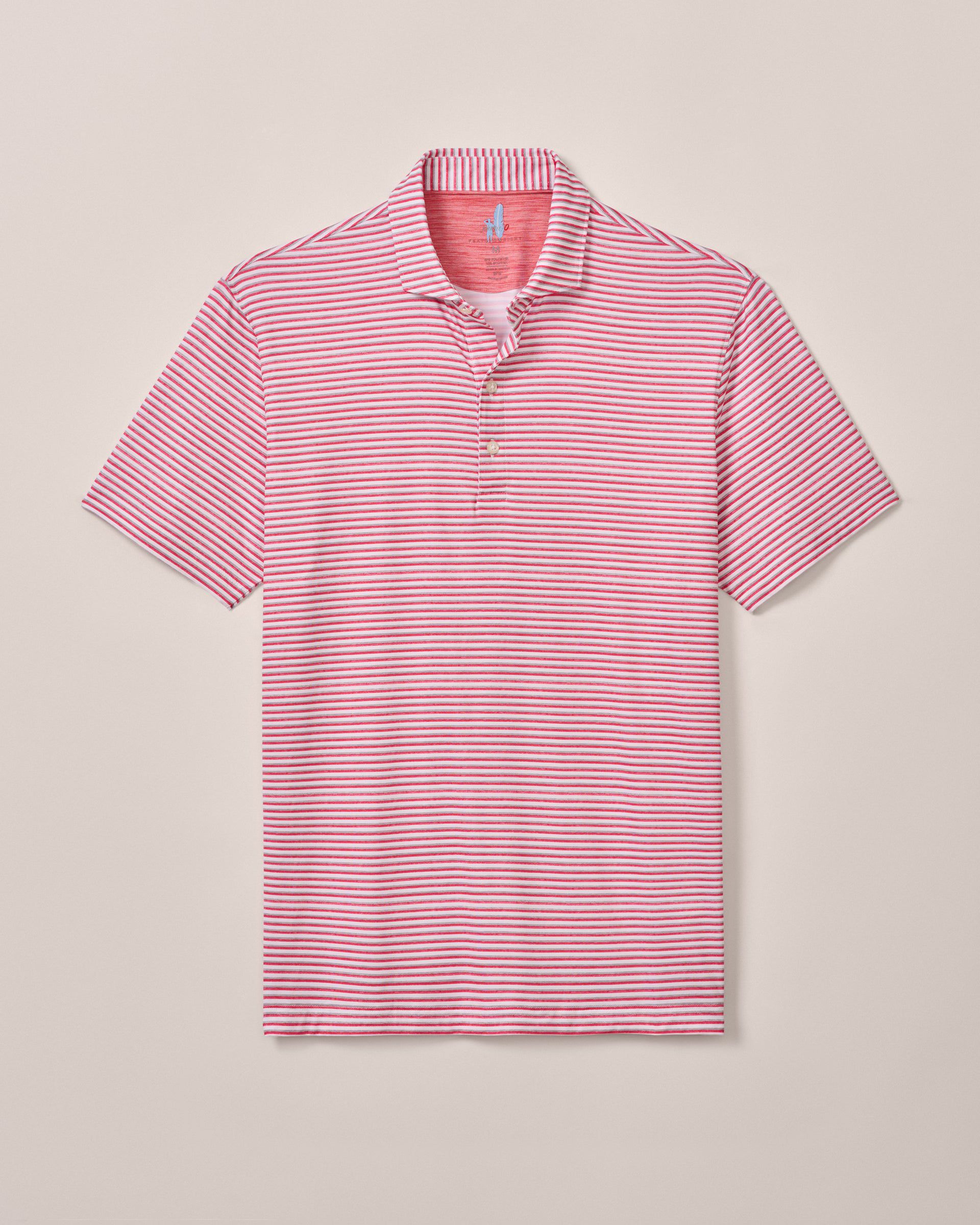 Johnnie-O Featherweight Performance Polo - Warwick Stripe