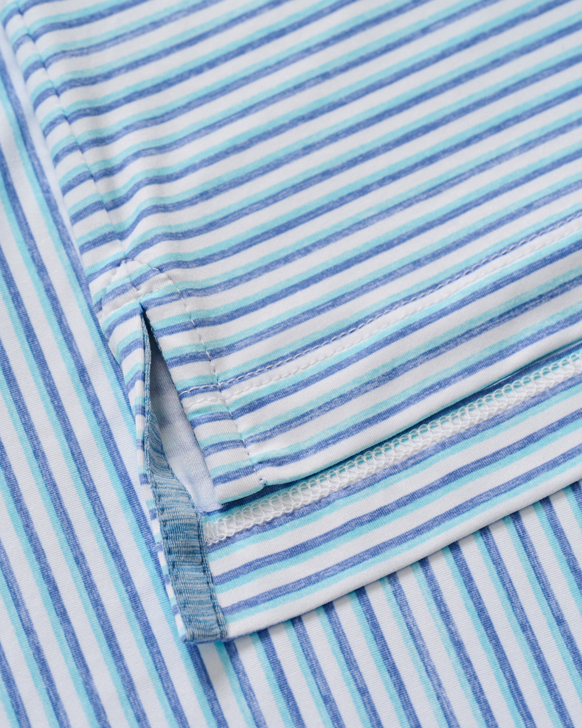 Johnnie-O Featherweight Performance Polo - Warwick Stripe