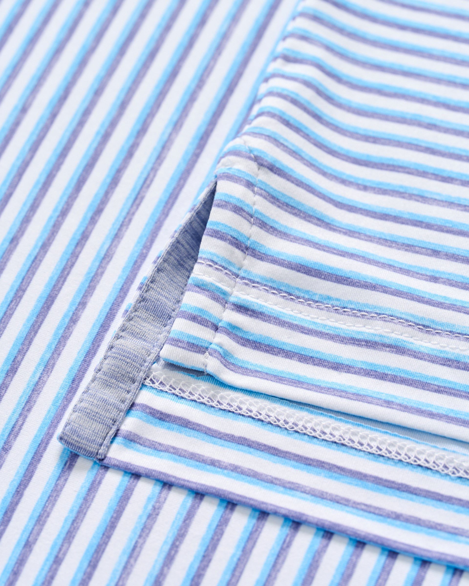 Johnnie-O Featherweight Performance Polo - Warwick Stripe