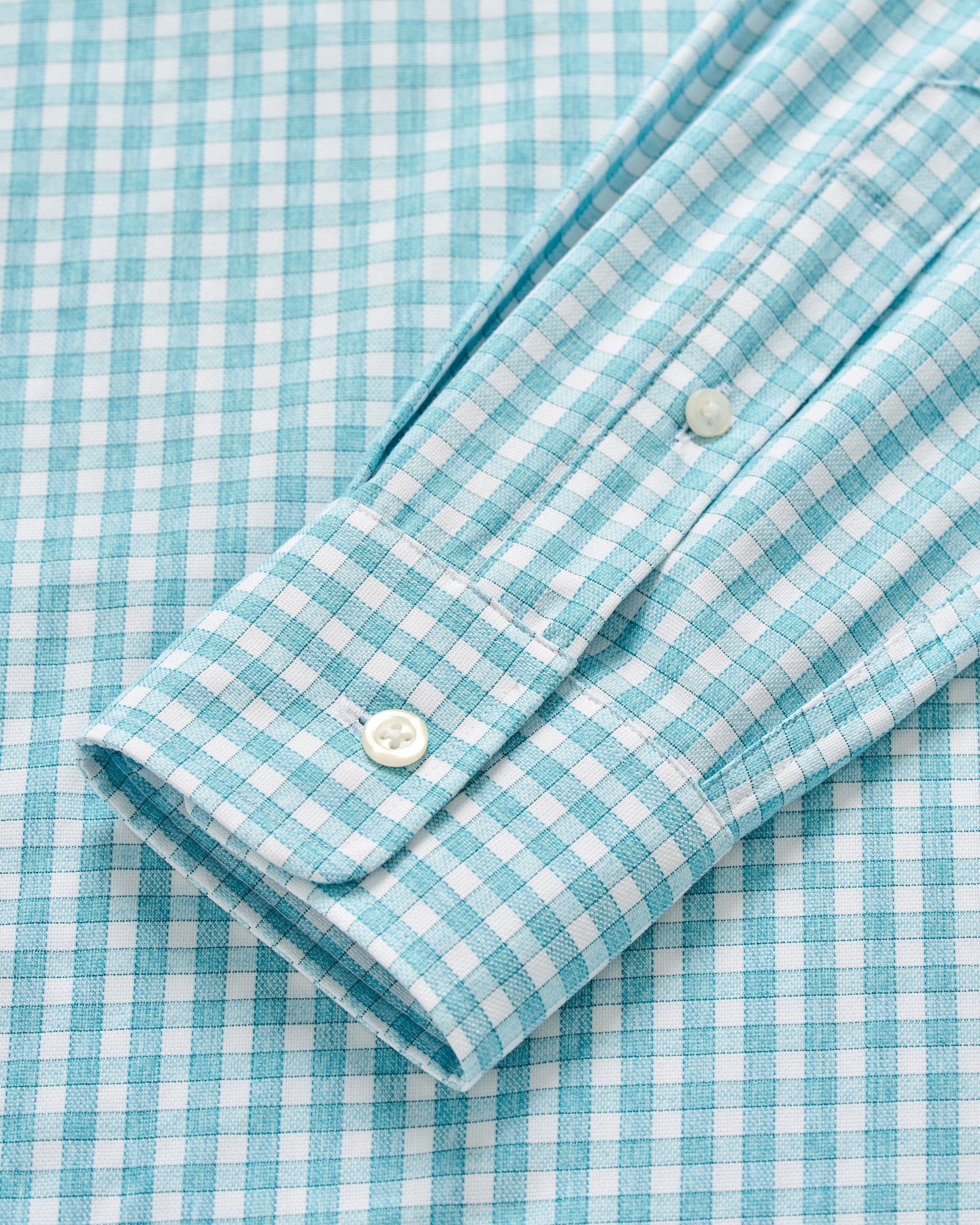 Johnnie-O Everyday Performance Button Down Shirt - Westwood Check, Haze