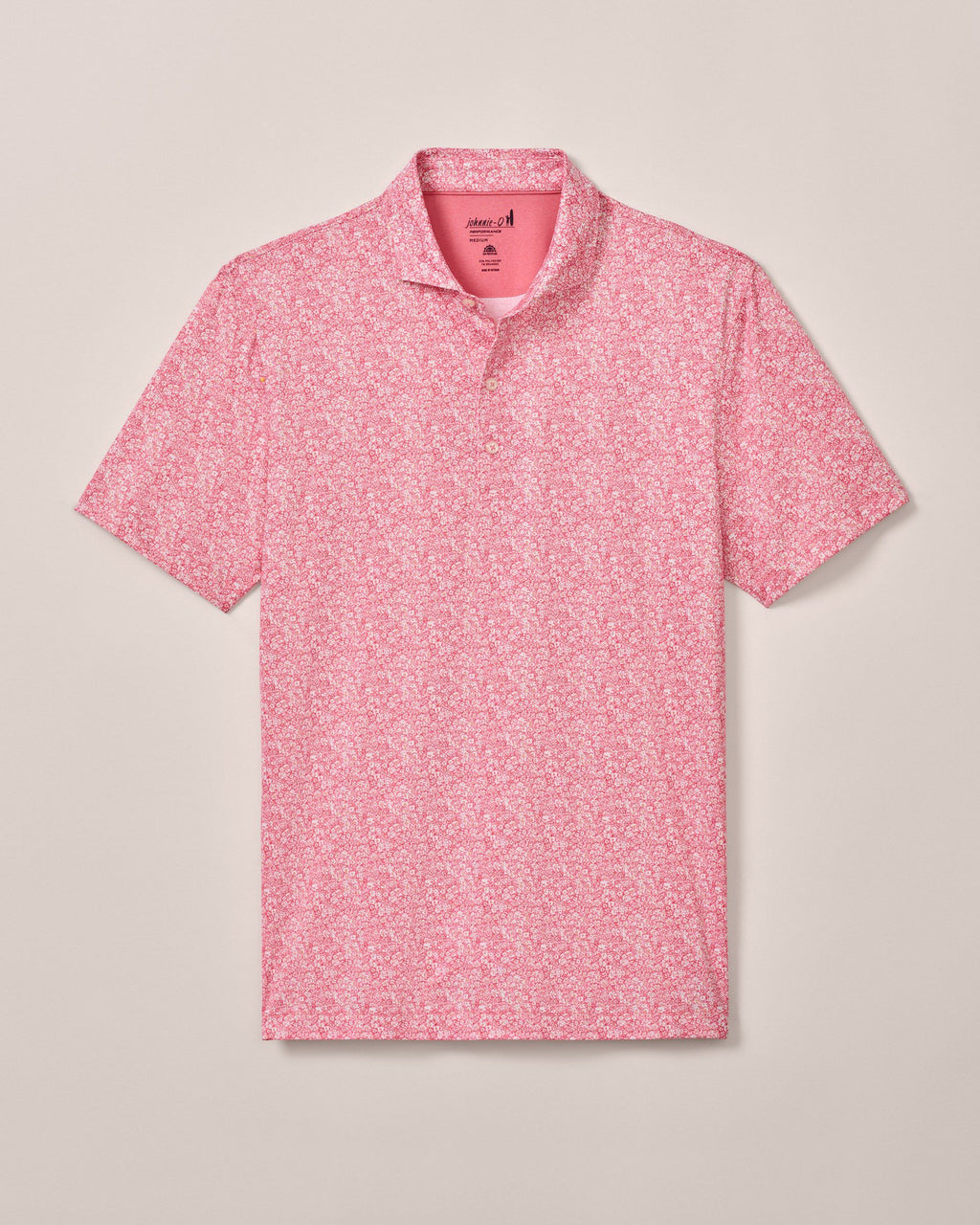 Johnnie-O Performance Jersey Polo - Wildflower, Azalea