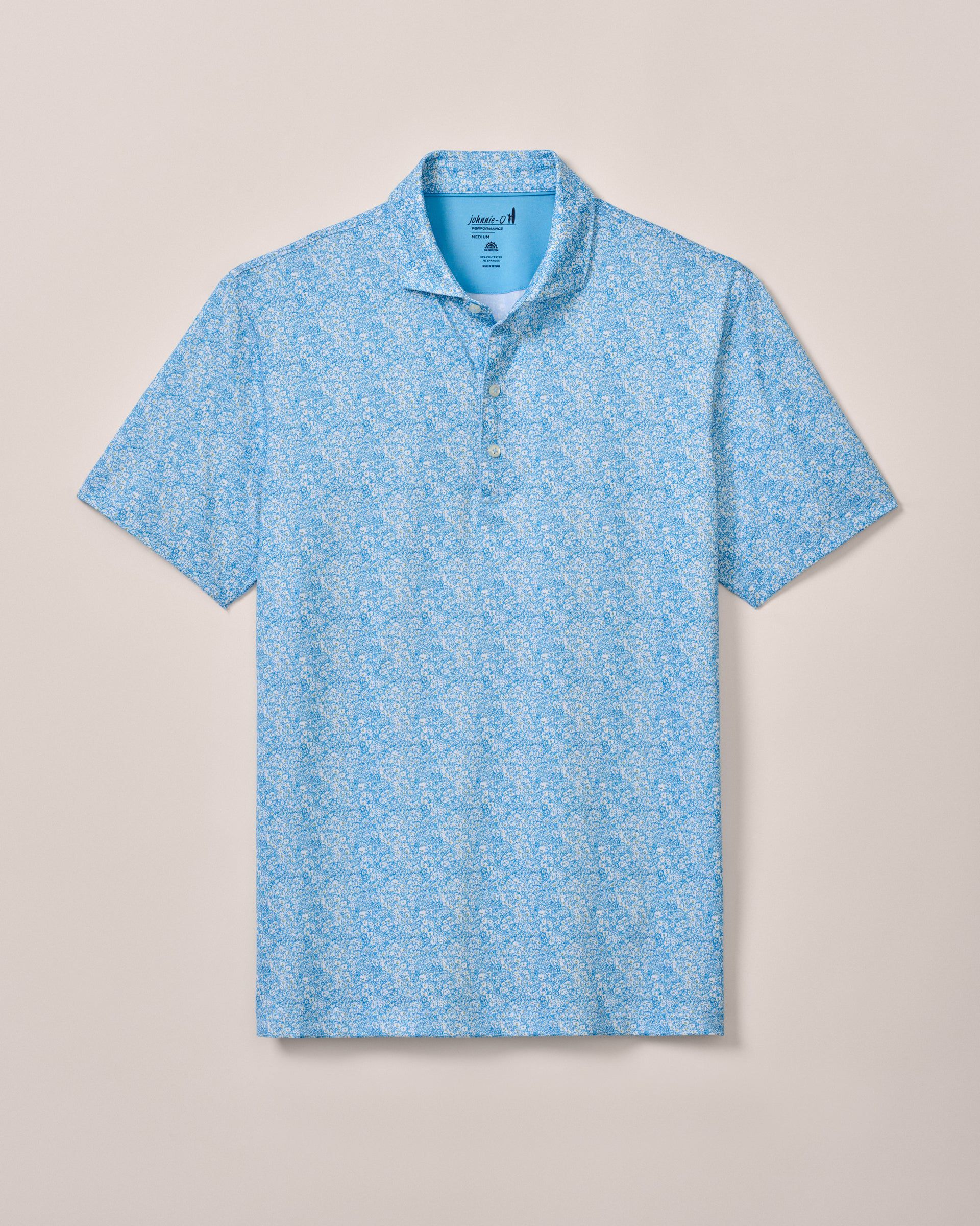 Johnnie-O Performance Jersey Polo - Wildflower