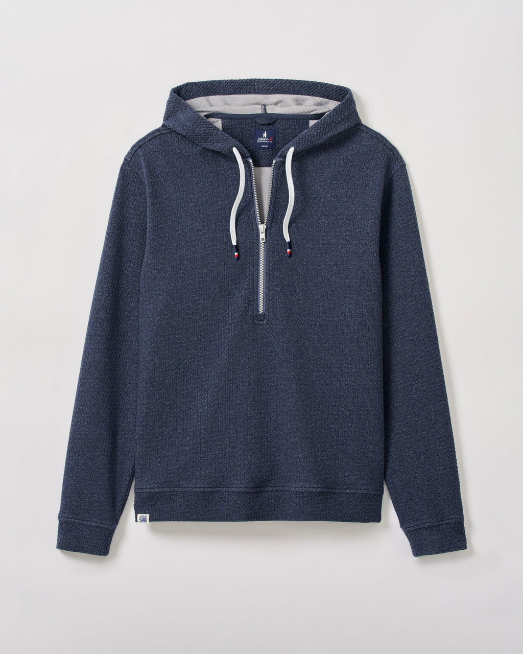 Johnnie-O Zoeller Ripple Knit 1/4 Zip Popover Hoodie