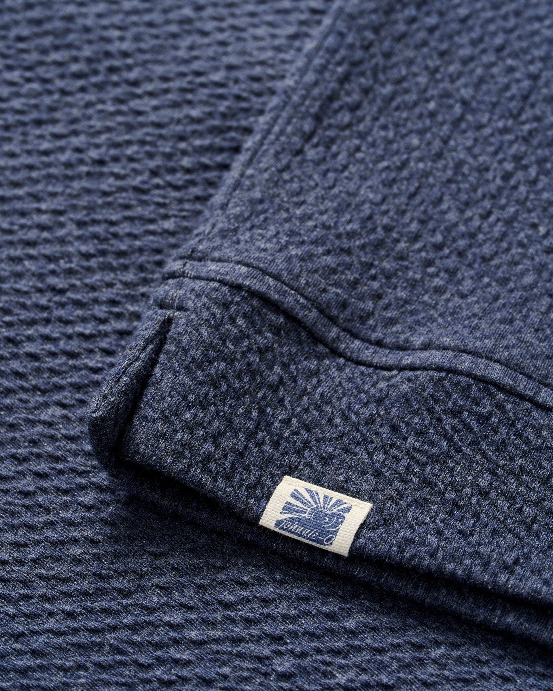 Johnnie-O Zoeller Ripple Knit 1/4 Zip Popover Hoodie