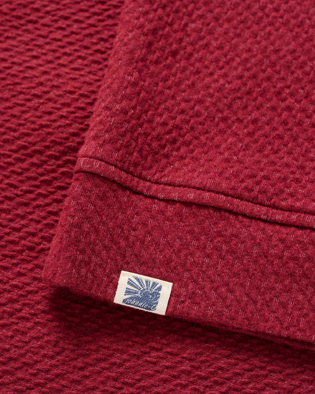 Johnnie-O Zoeller Ripple Knit 1/4 Zip Popover Hoodie