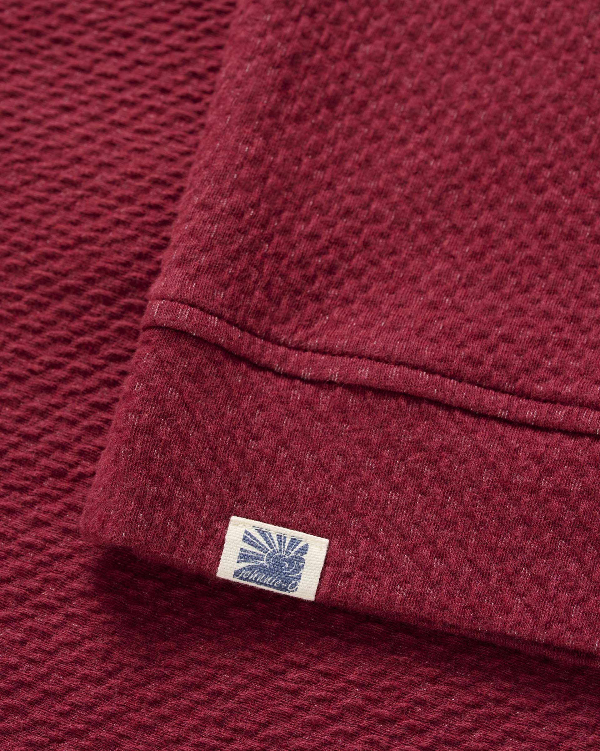 Johnnie-O Zoeller Ripple Knit 1/4 Zip Popover Hoodie