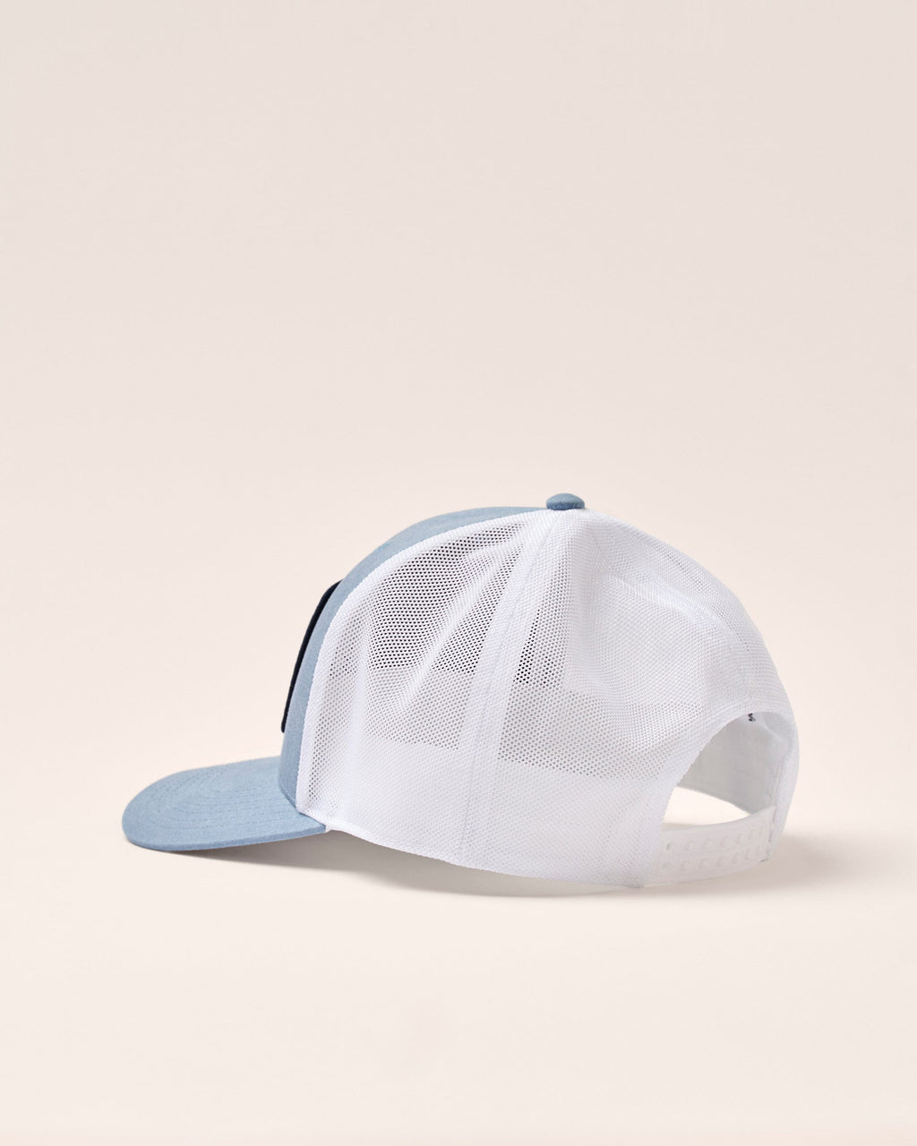 Johnnie-O Kahuner Logo Trucker Hat Denim, Blue