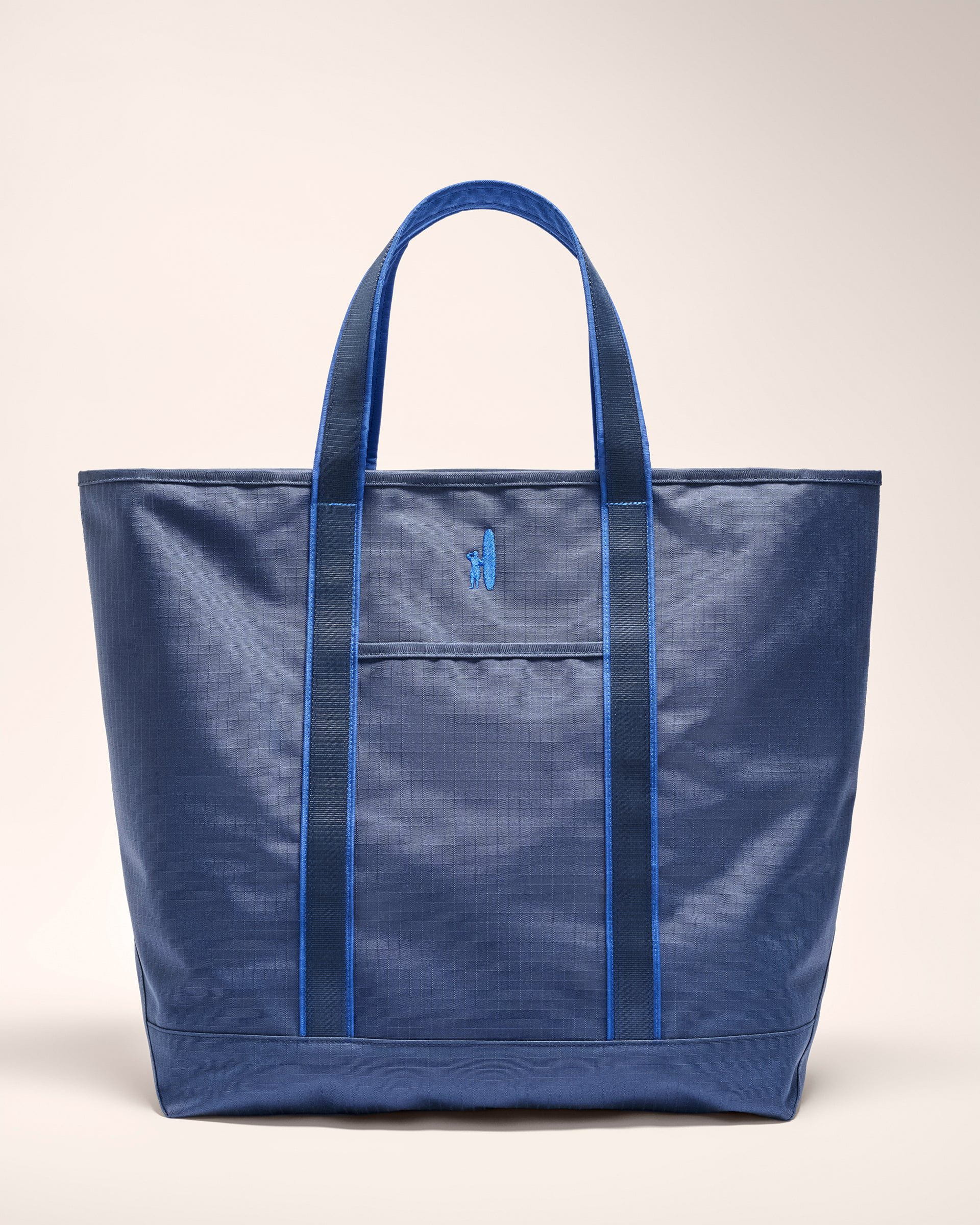 Johnnie-O Lined Beach Tote, Navy