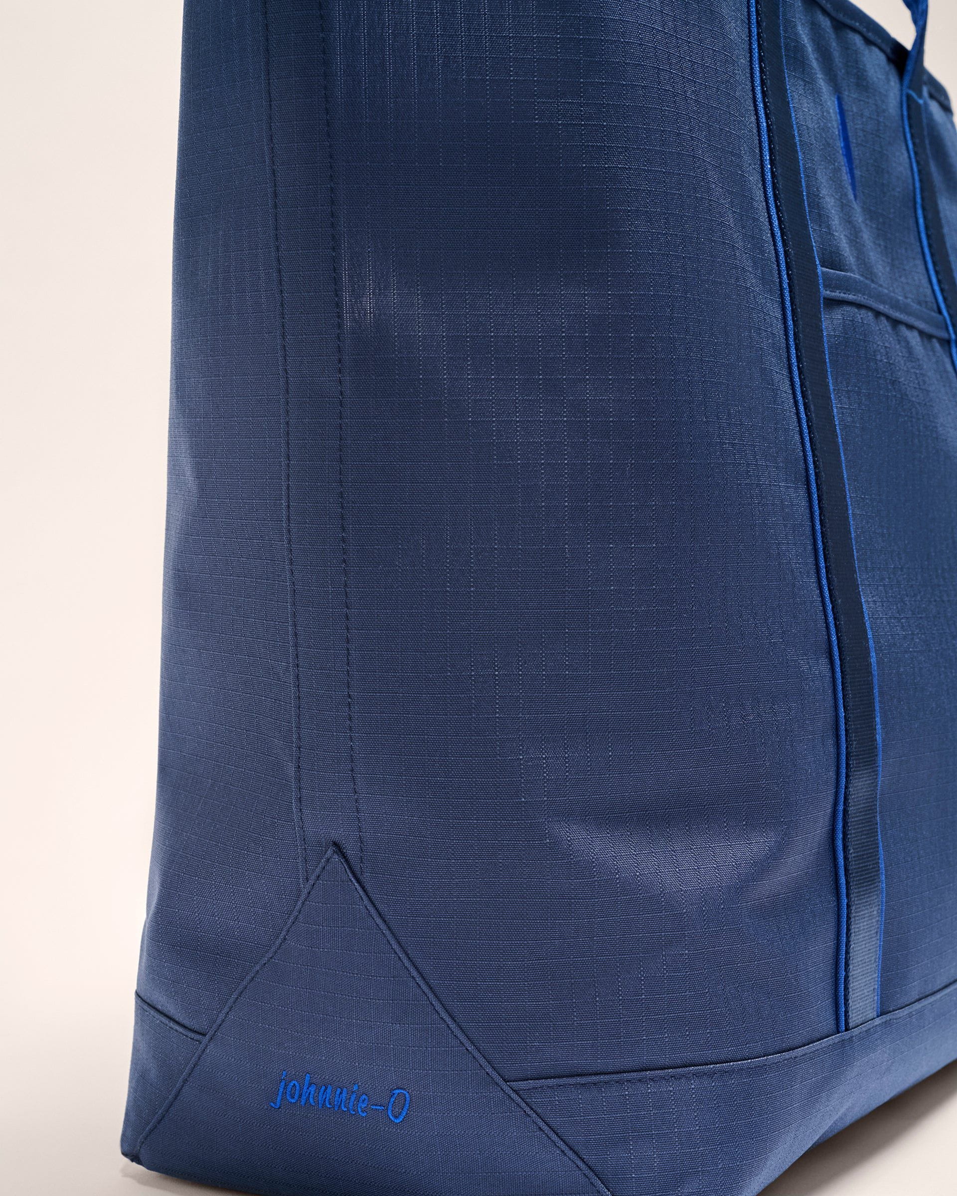 Johnnie-O Lined Beach Tote, Navy