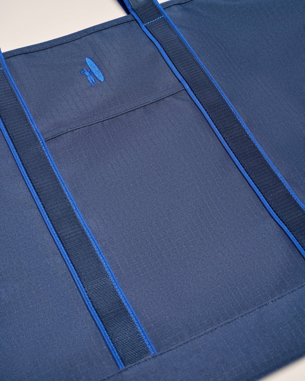 Johnnie-O Lined Beach Tote, Navy