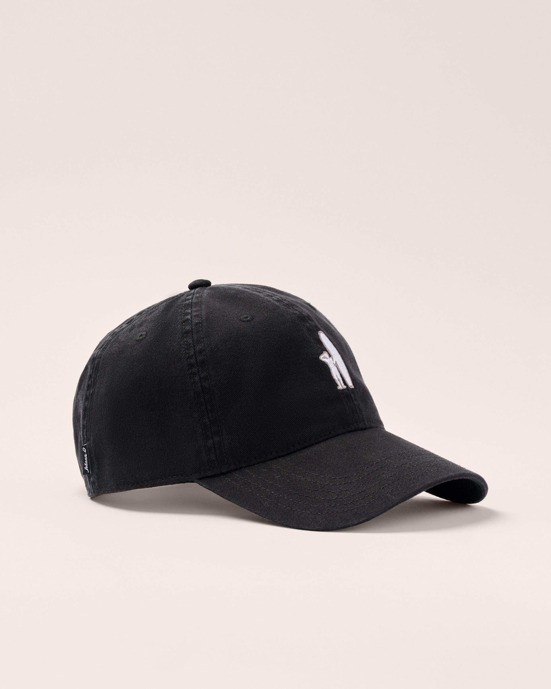 Johnnie-O Topper Baseball Hat, Black