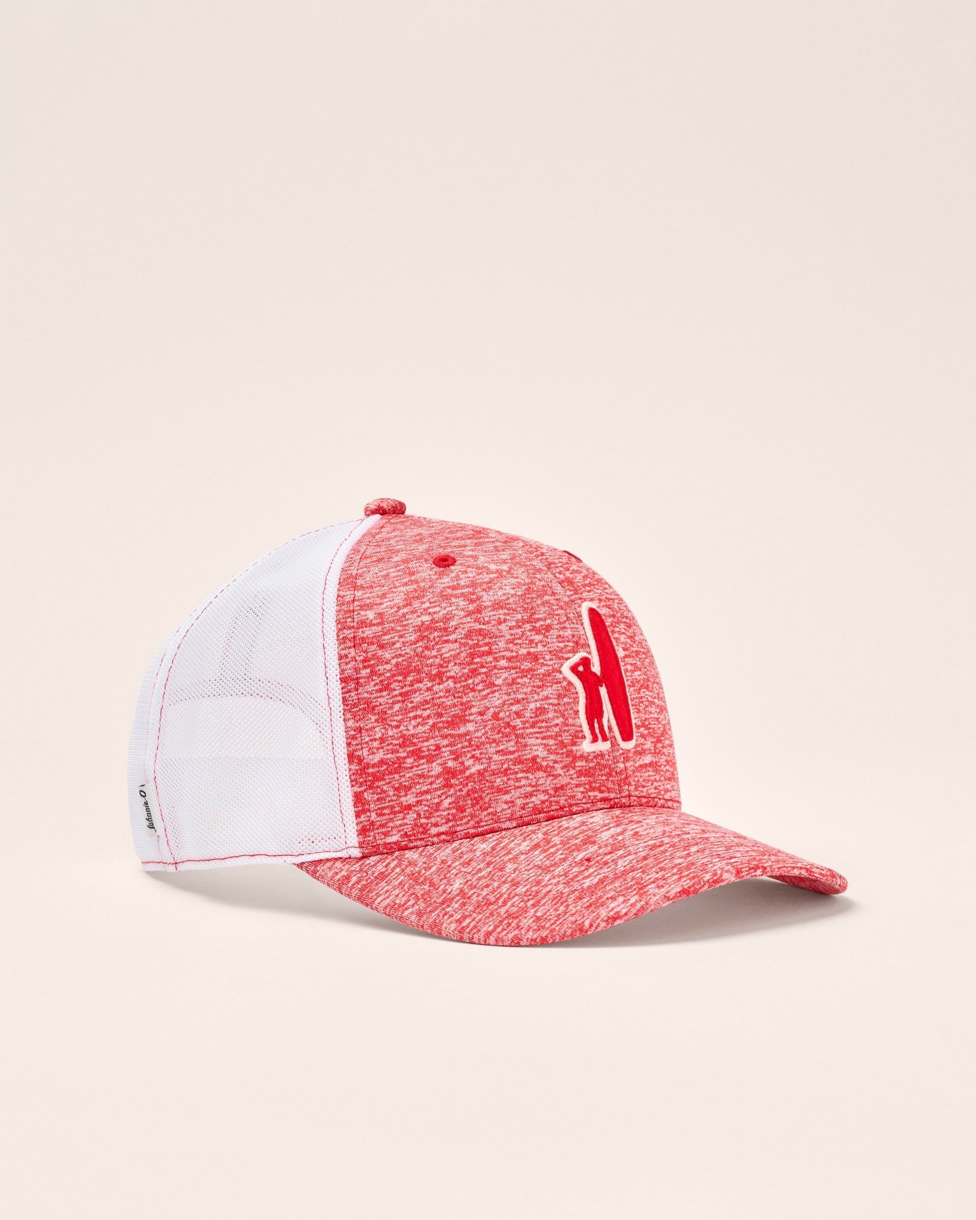Johnnie-O The Varsity Mesh Trucker Hat, Crimson