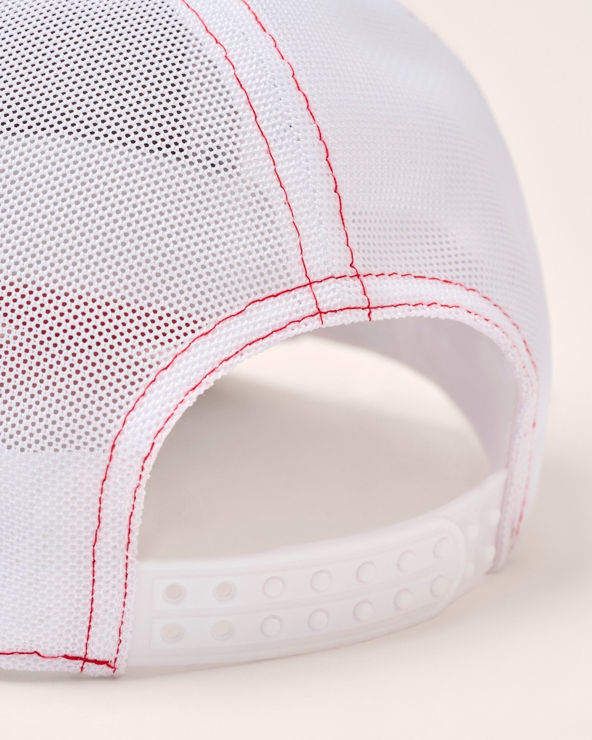 Johnnie-O The Varsity Mesh Trucker Hat, Crimson