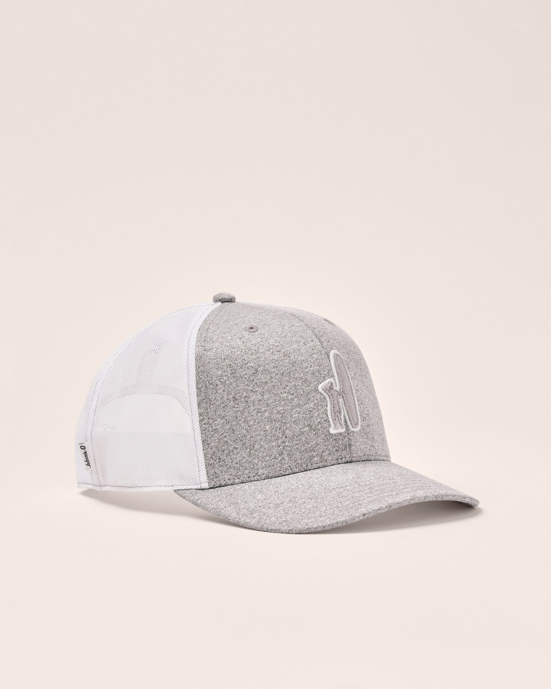 Johnnie-O The Varsity Mesh Trucker Hat, Gray