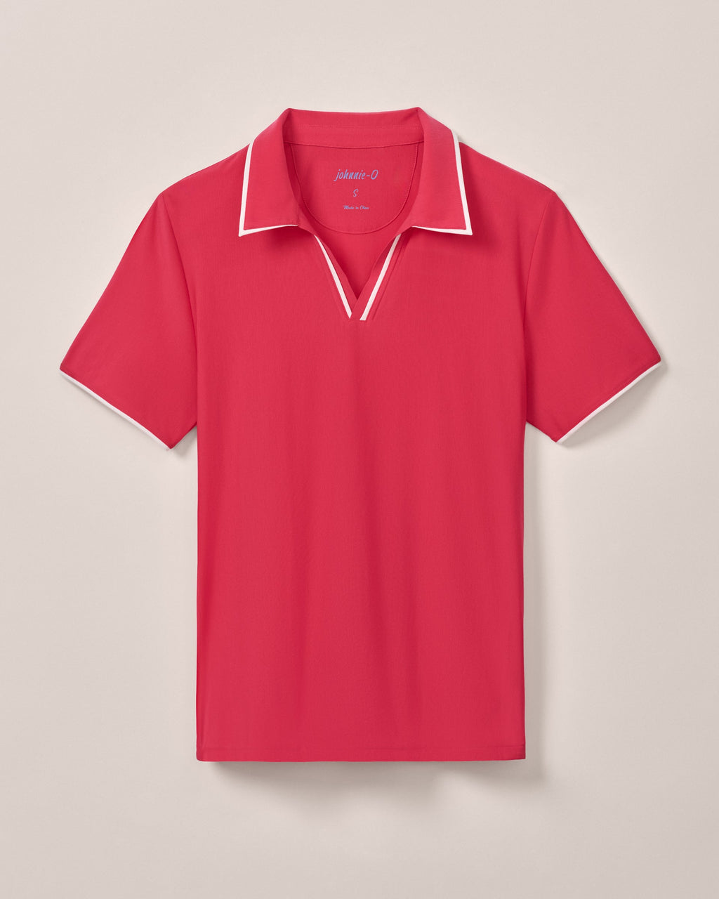 Johnnie-O Adelaide Performance Jersey Polo, Raspberry Wine