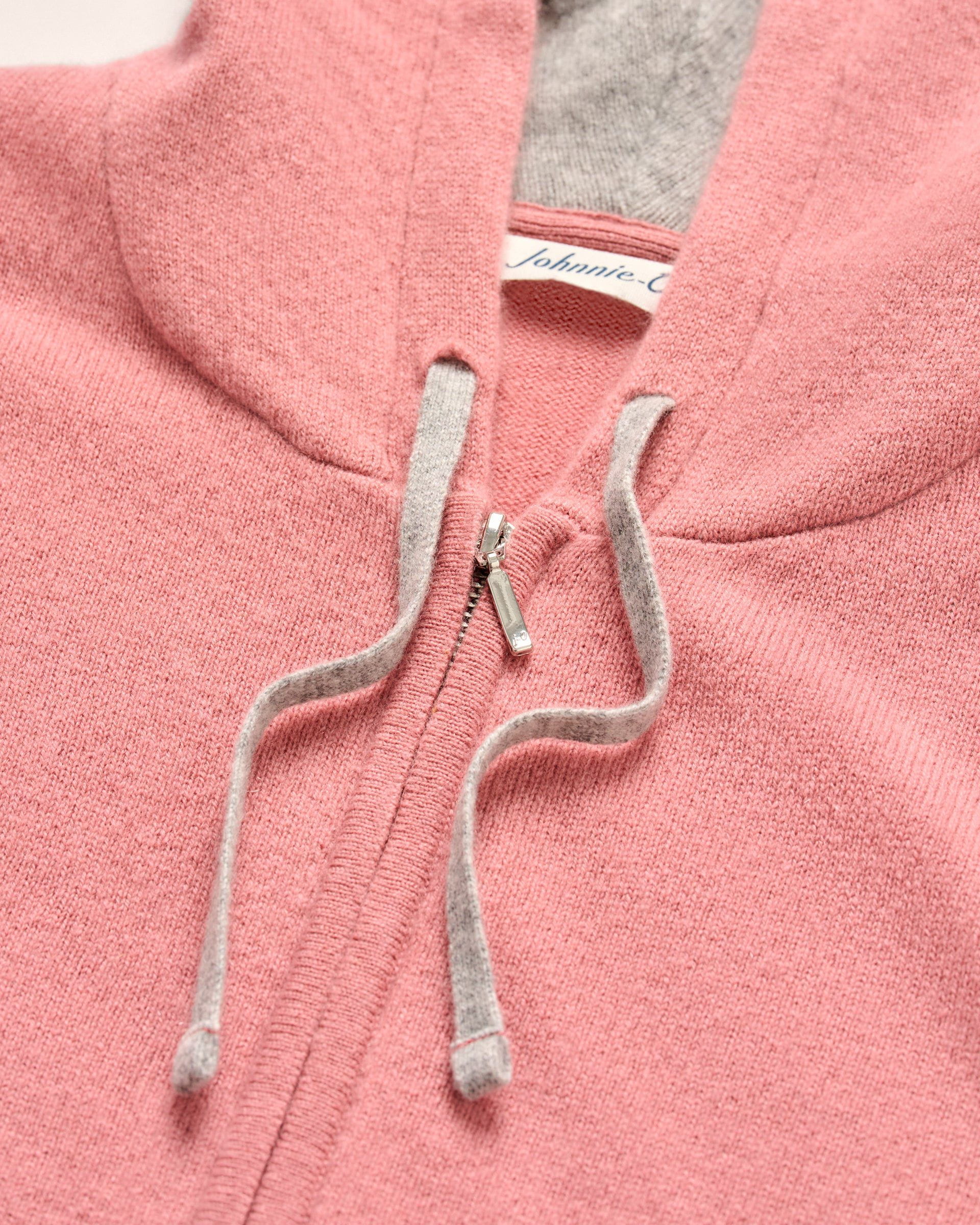 Johnnie-O Amanda Cashmere Full Zip Hooded Sweater